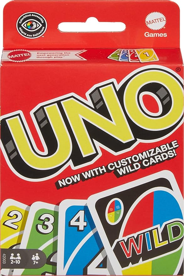 Mattel company Uno Playing Card Game for 7 Yrs and Above