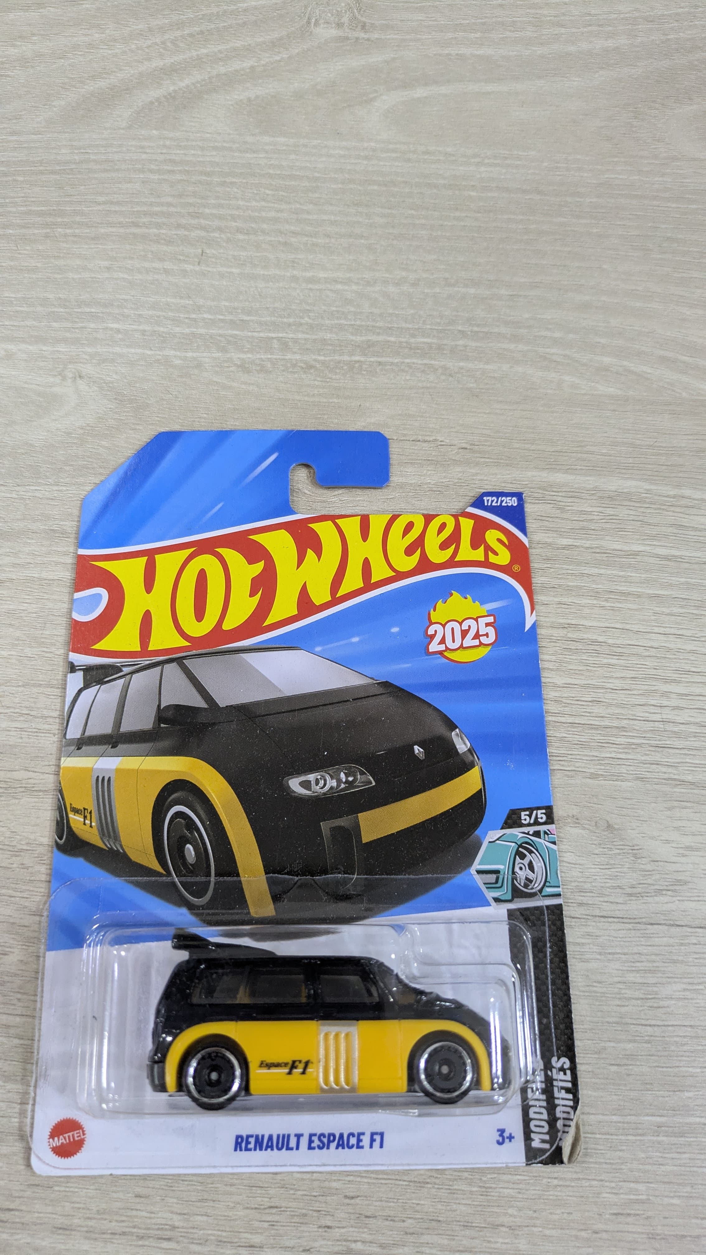 HOTWHEELS RENAULT ESPACE FI-2025 MRP CARD