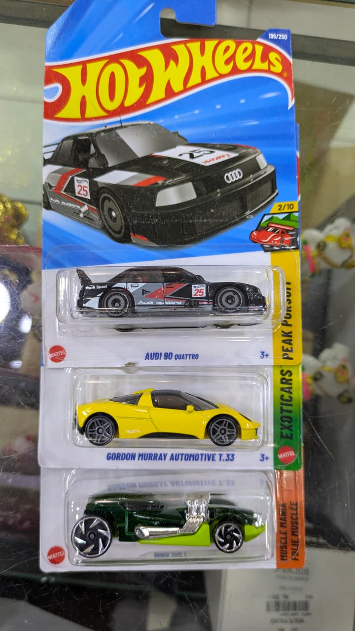 Hotwheels 2026 A case 3 pcs combo at mrp Audi. V