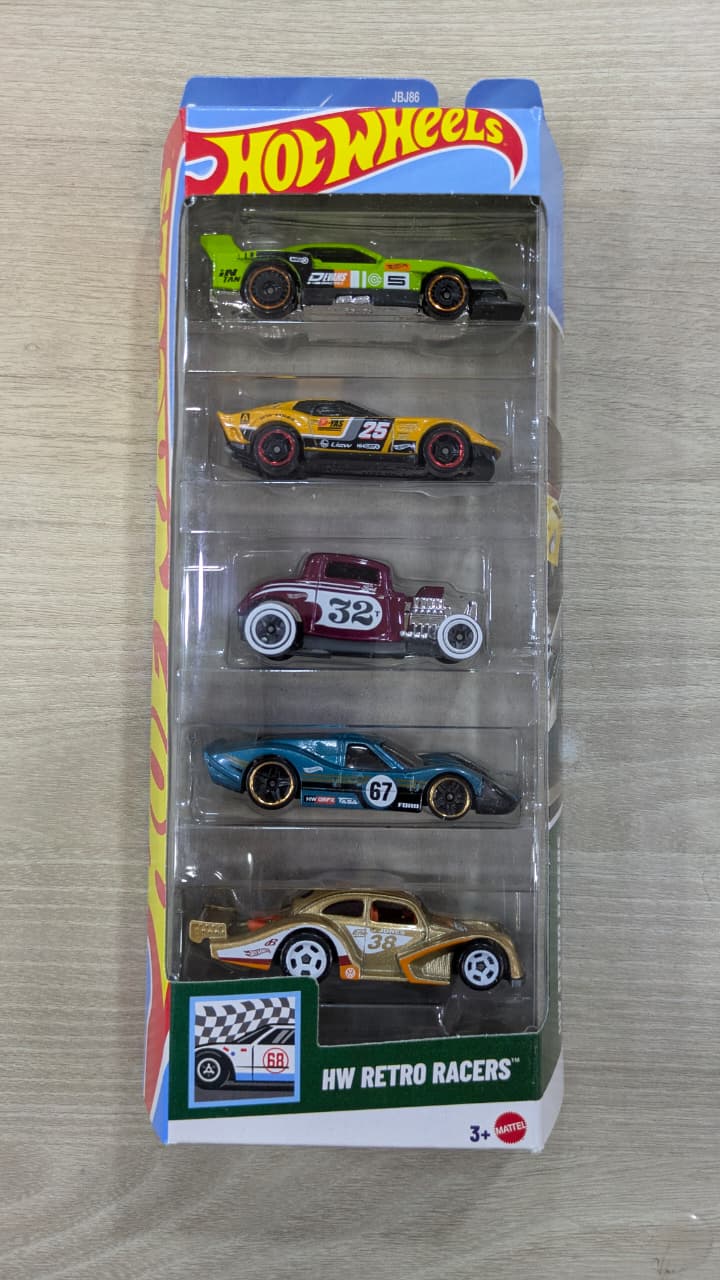 Hotwheels 5pcs pack HW RETRO RACERS