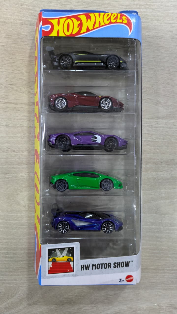 HOTWHEELS 5pcs pack HW MOTOR SHOW