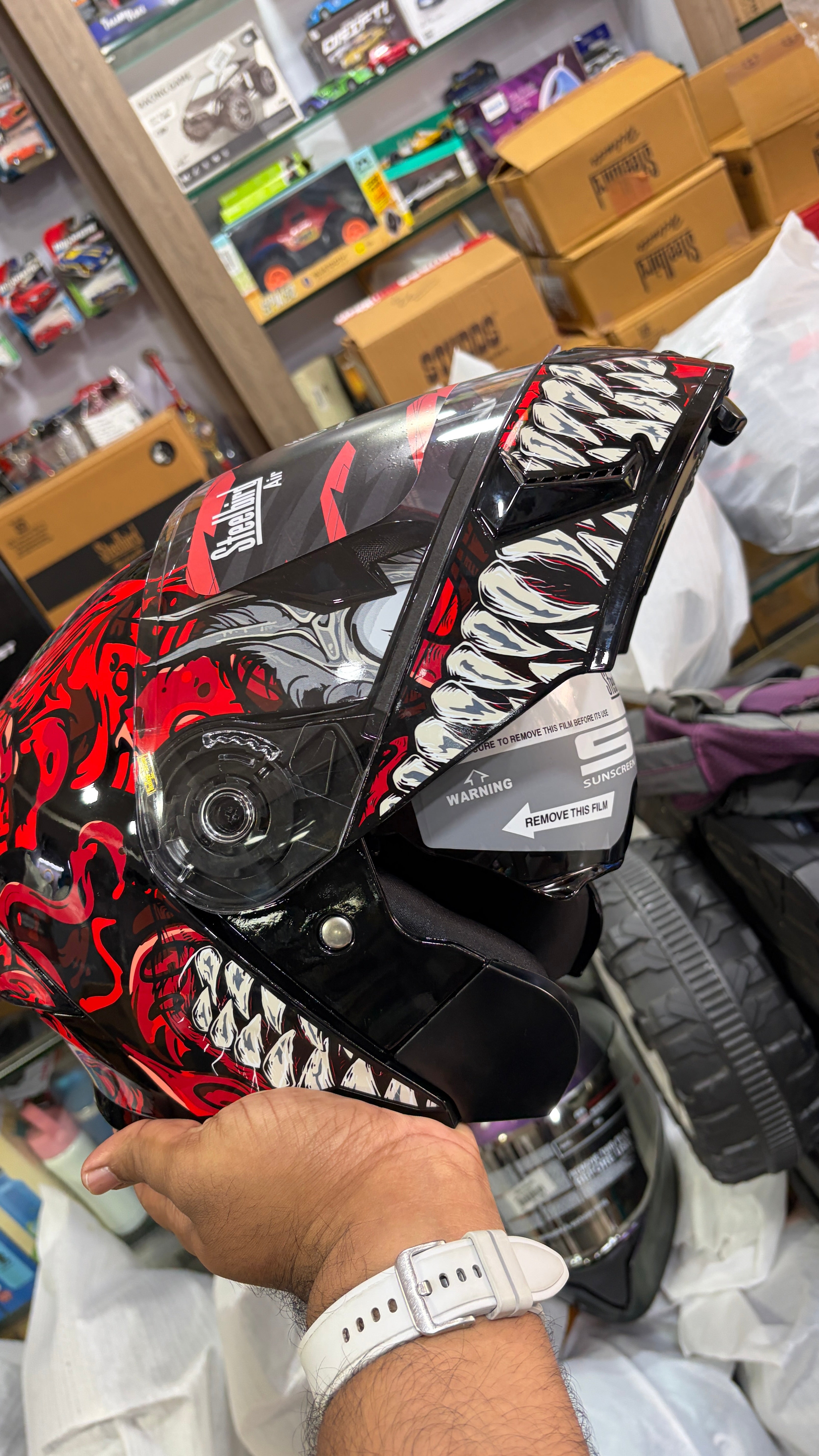 Steelbird SBA20 Darco (with inner smoke sunshield )full face  modular helmet