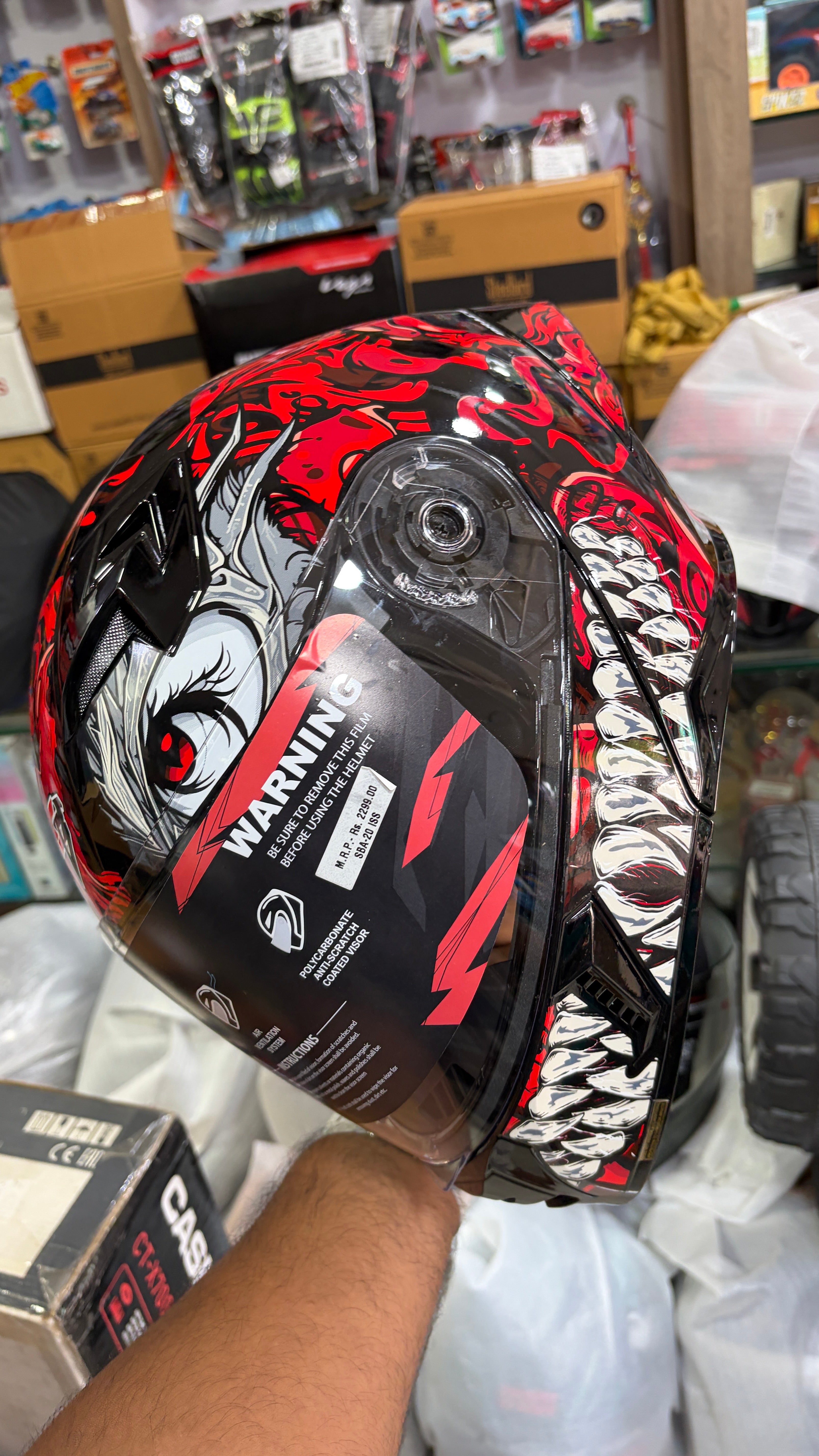 Steelbird SBA20 Darco (with inner smoke sunshield )full face  modular helmet