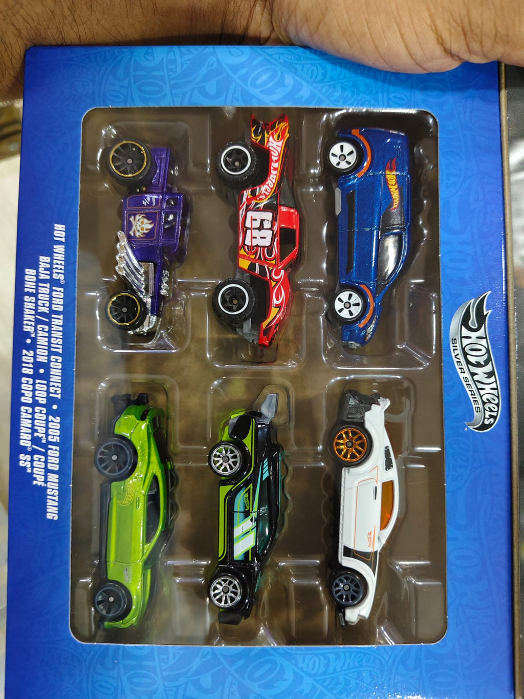 Hotwheels silver series 6 cars pack mrp 1999