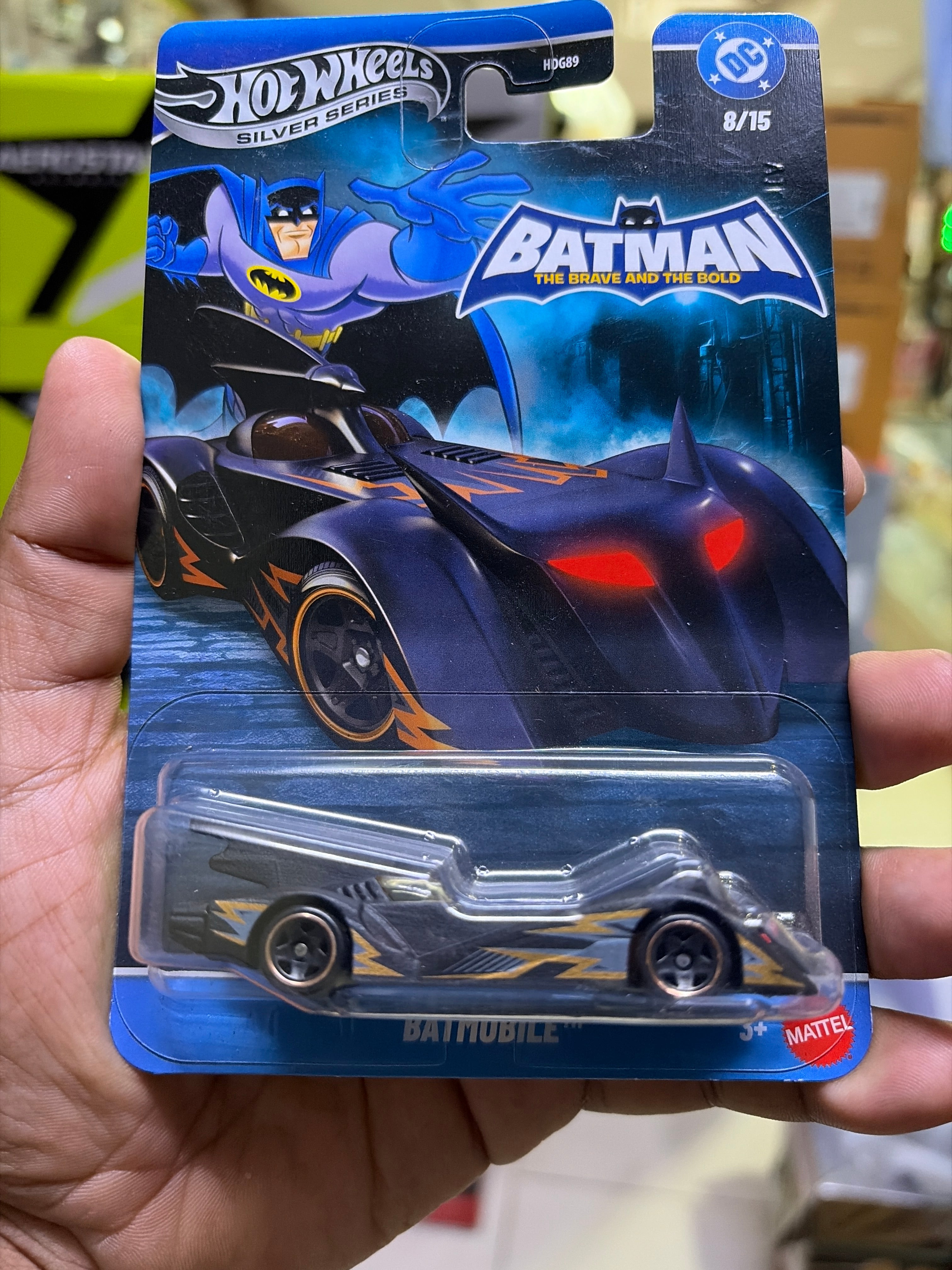 Hotwheels Batman silver series Batmobile