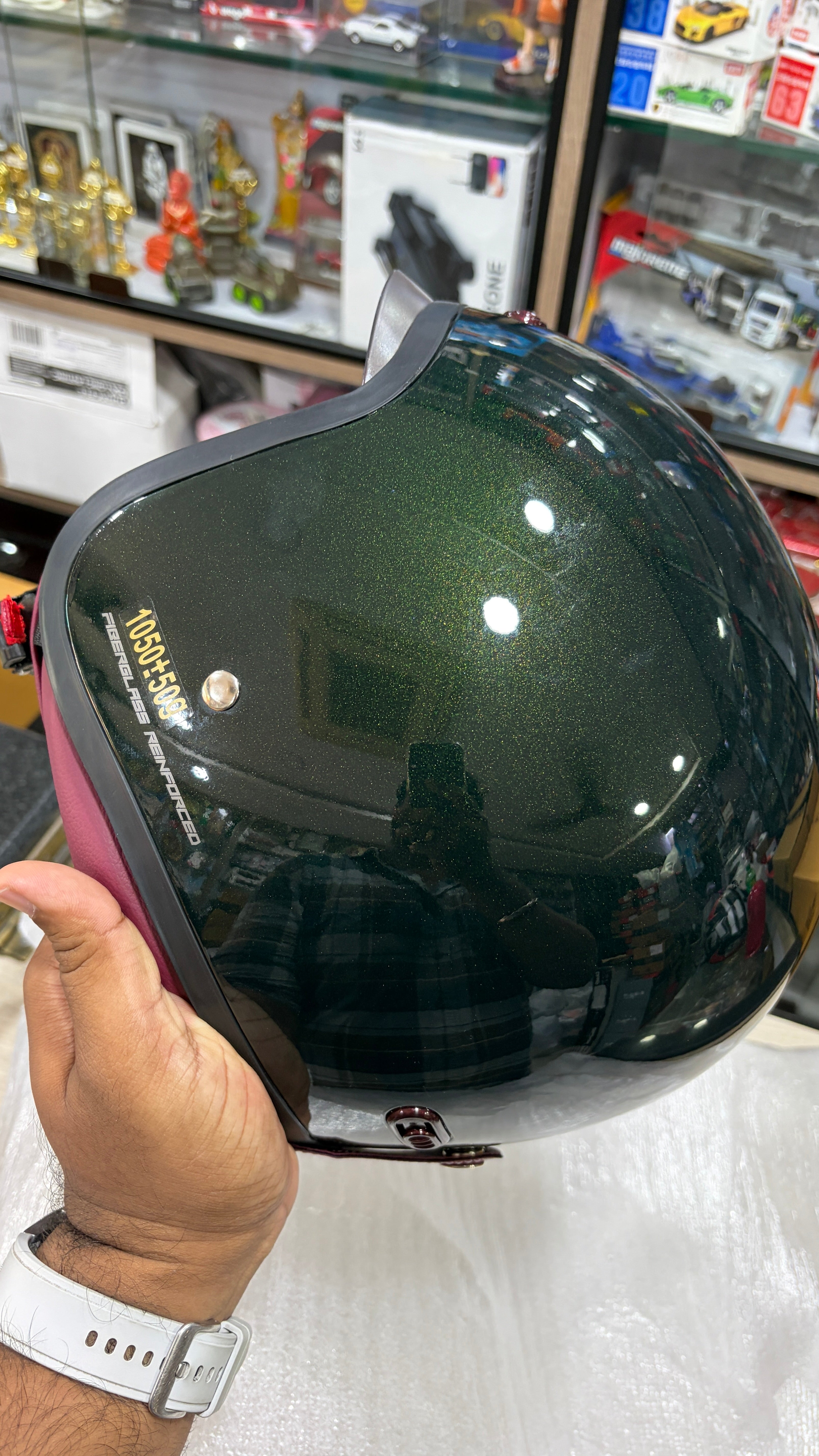 Steelbird sbh67 openface helmet vintage dot 5.0(free extra visor )