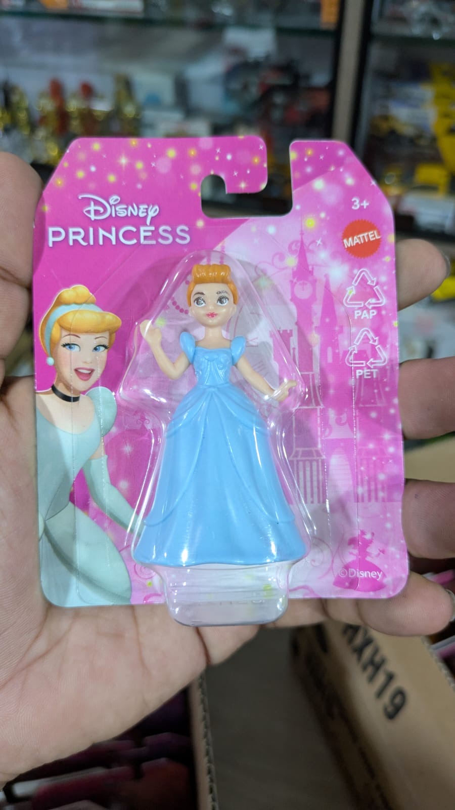 Disney princess doll blue small age 3+