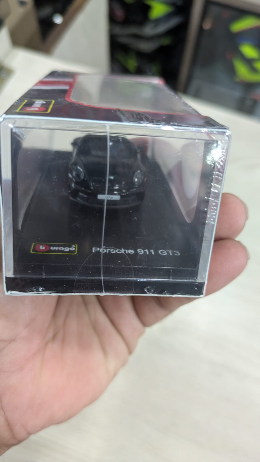 1:64 bburago Porsche 911 GT3 Diecast car (acrylic box packing) - Black