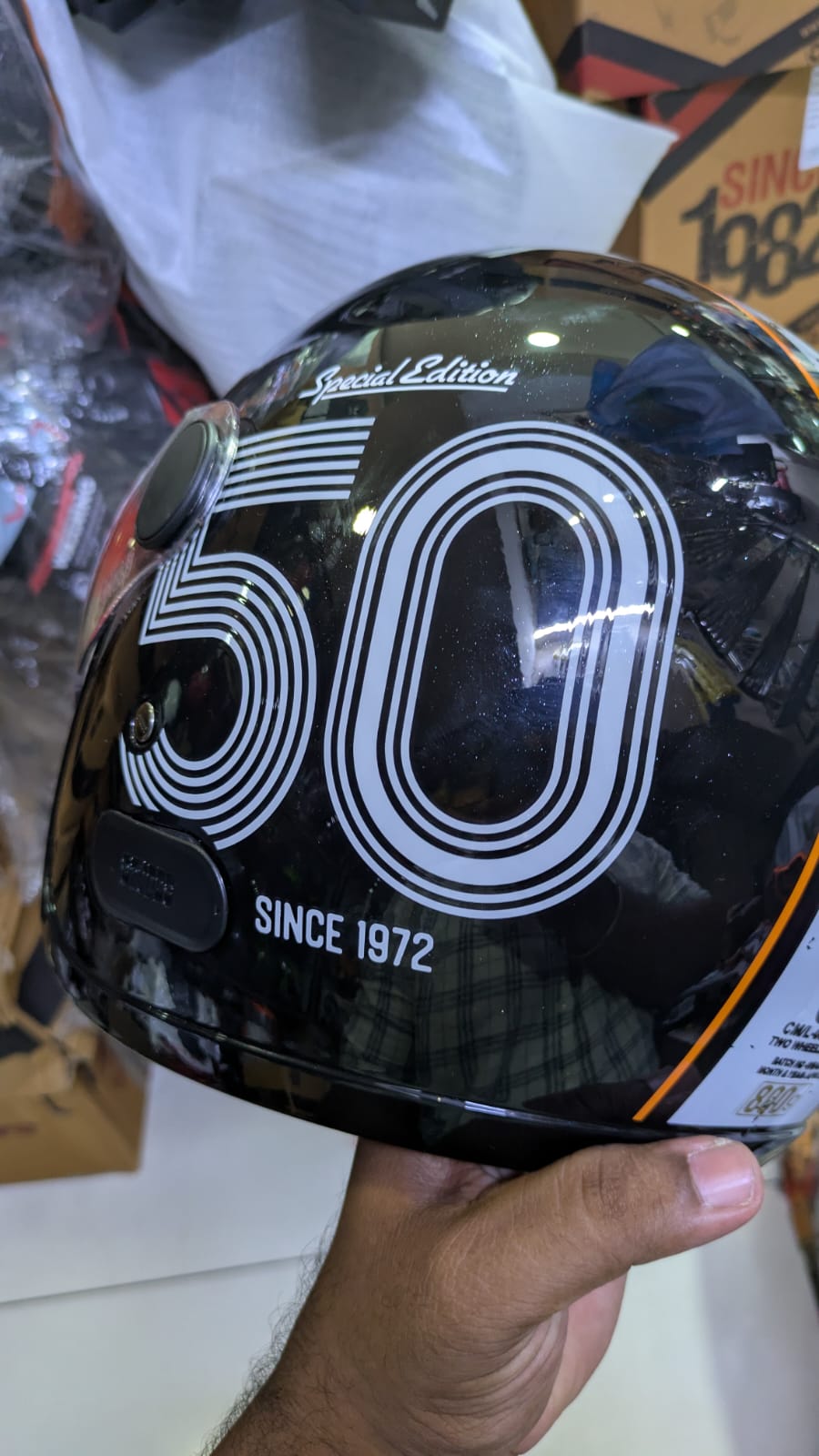 STUDDS JET 50 OPENFACE HELMET - short visor