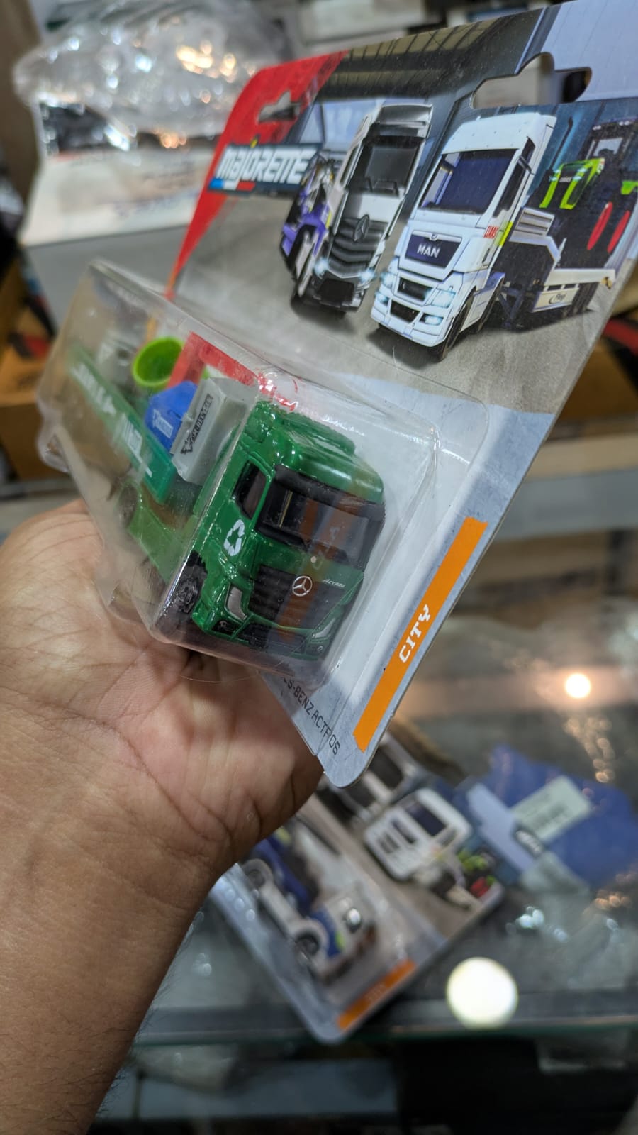 Majorette truck city series MERCEDES BENZ ACTROS b