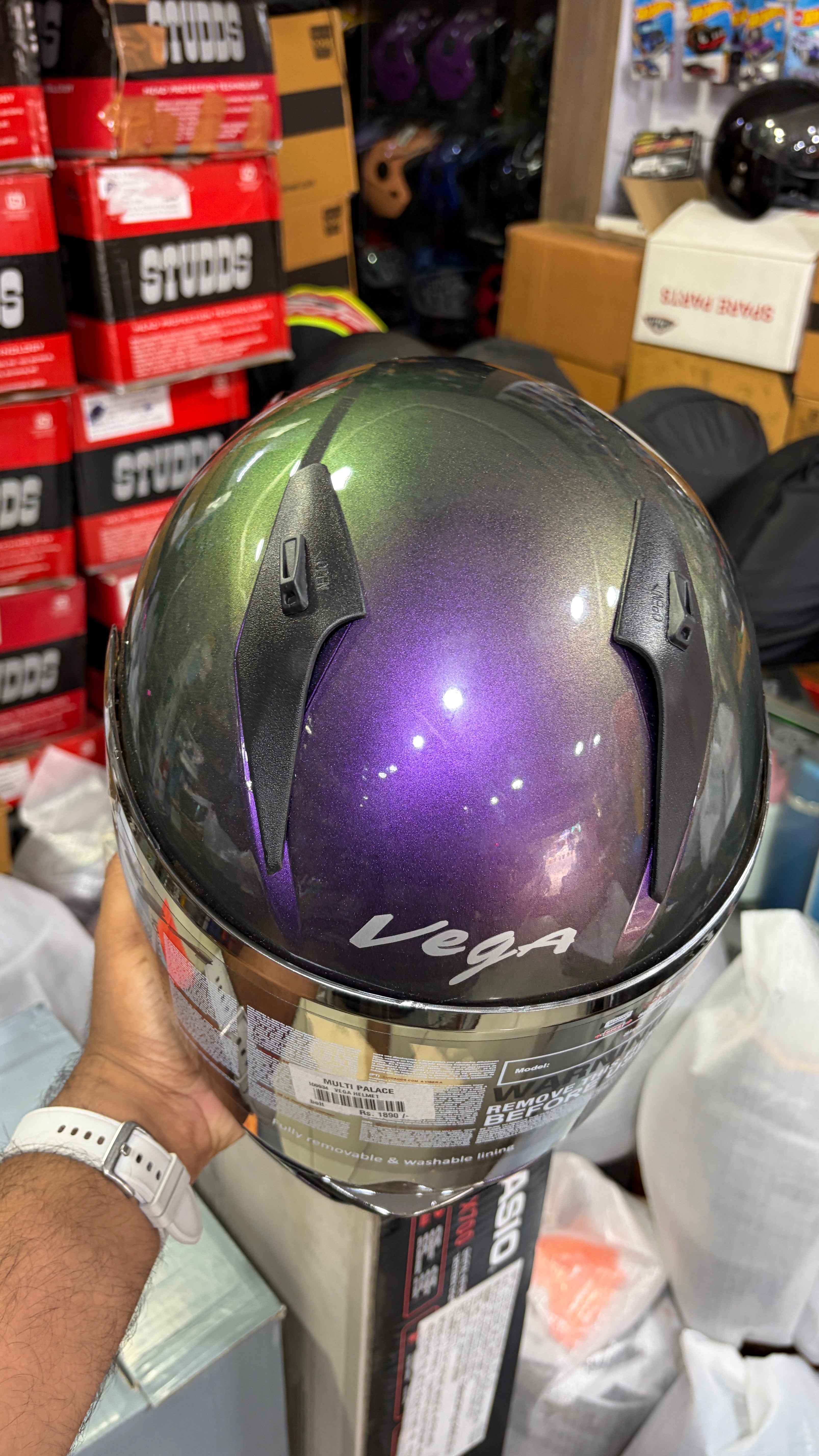 Vega bolt Helmet plain