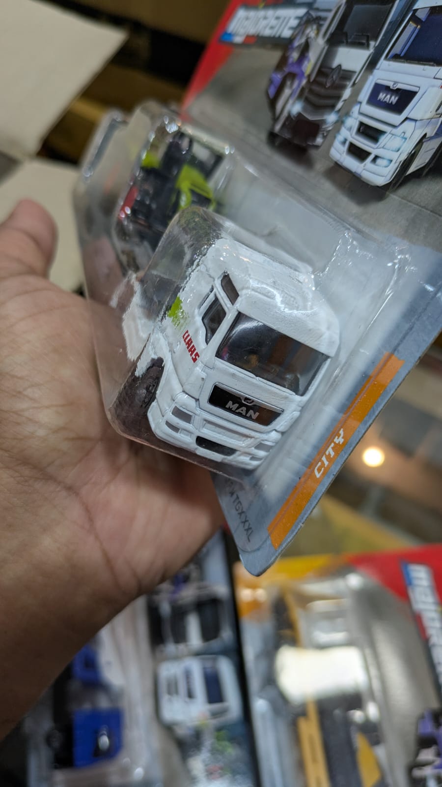 Majorette Truck city series Man TGX XXL c