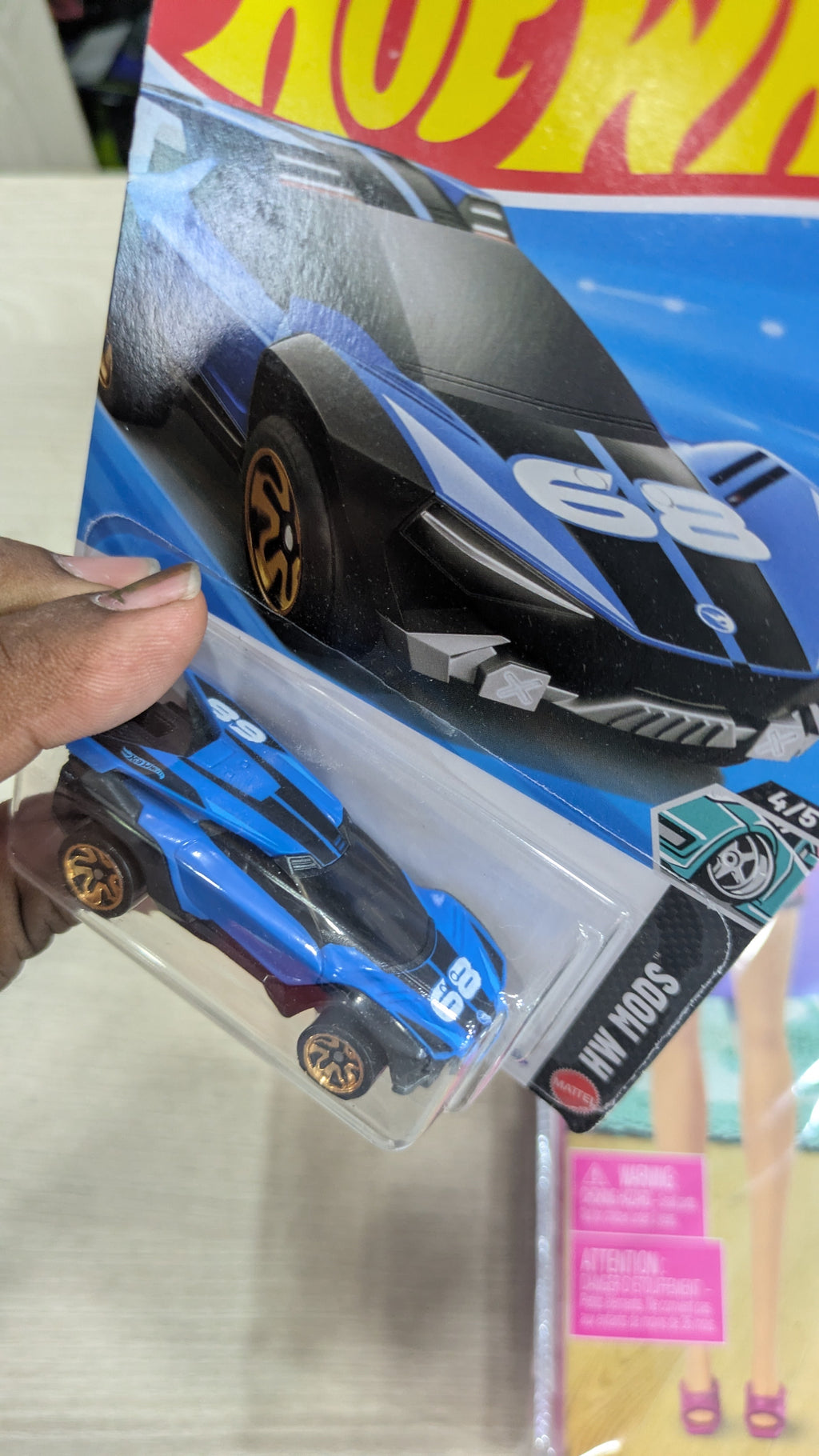 HOTWHEELS J CASE TREASURE HUNT BARBIE COMBO