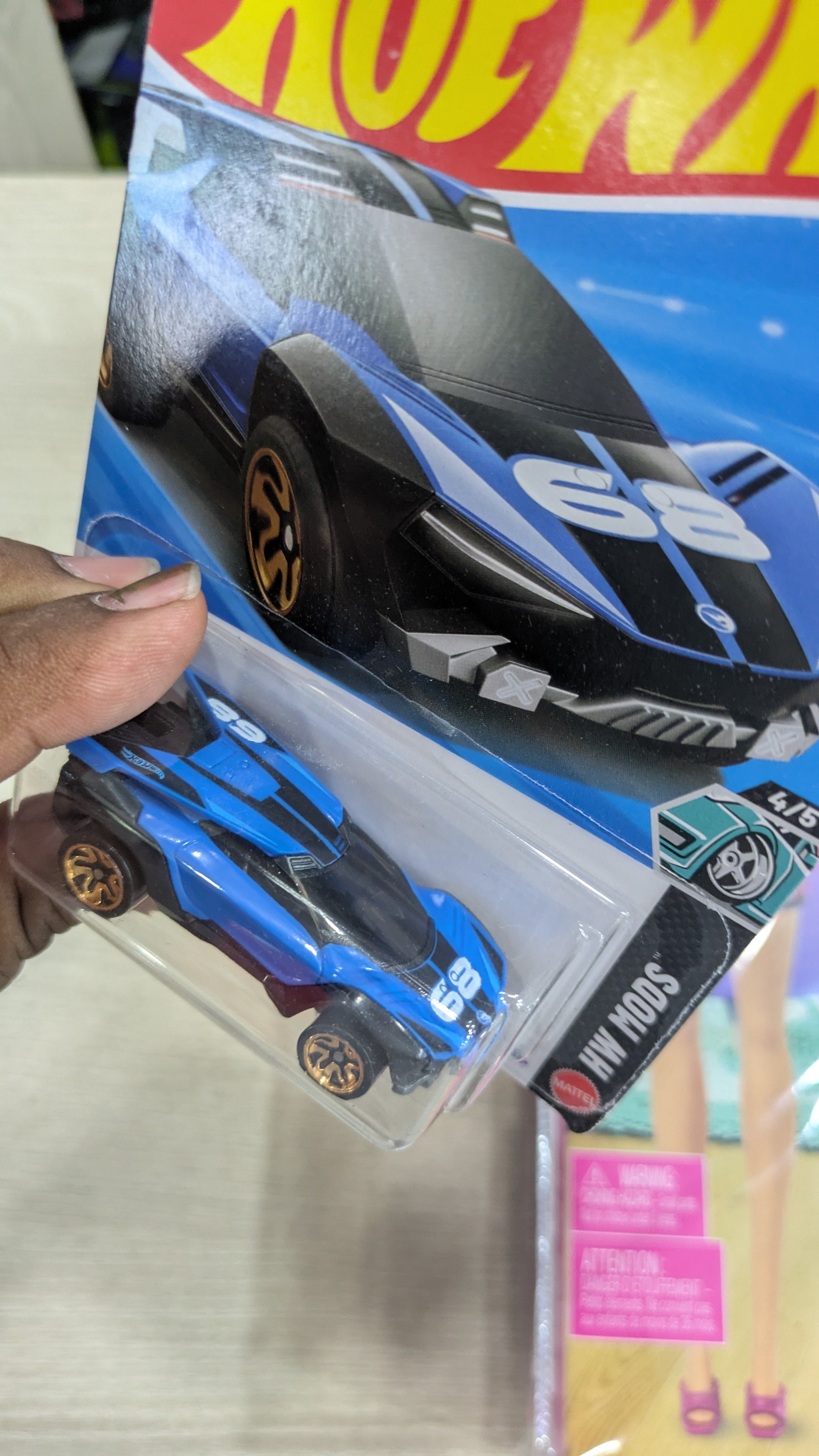 HOTWHEELS J CASE TREASURE HUNT BARBIE COMBO