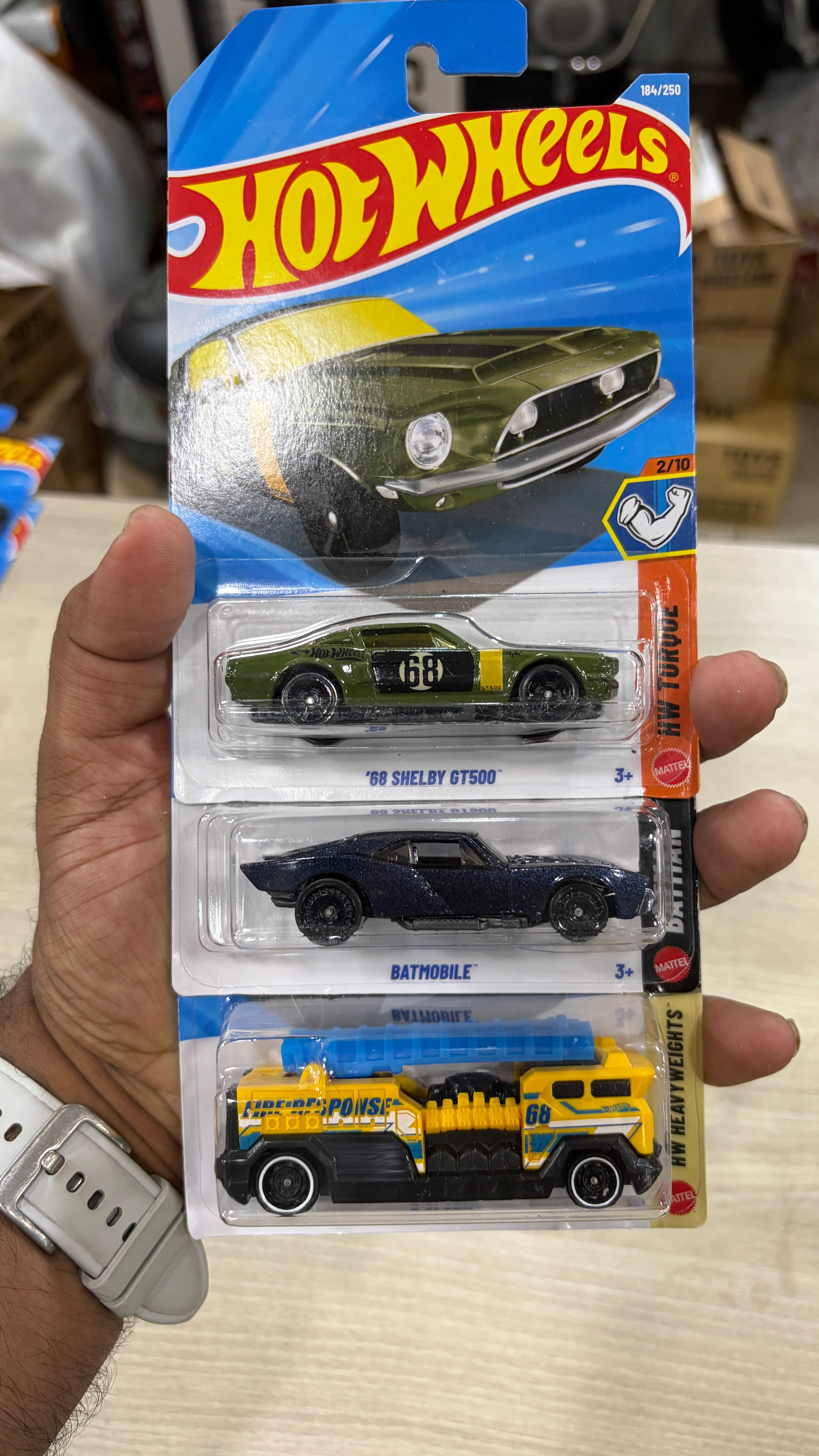 Hotwheels Shelby Batmobile combo