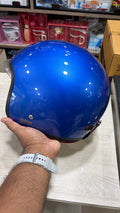 Steelbird SBH-67 vintage dot5.0 open face helmet (free extra visor) Yamaha blue