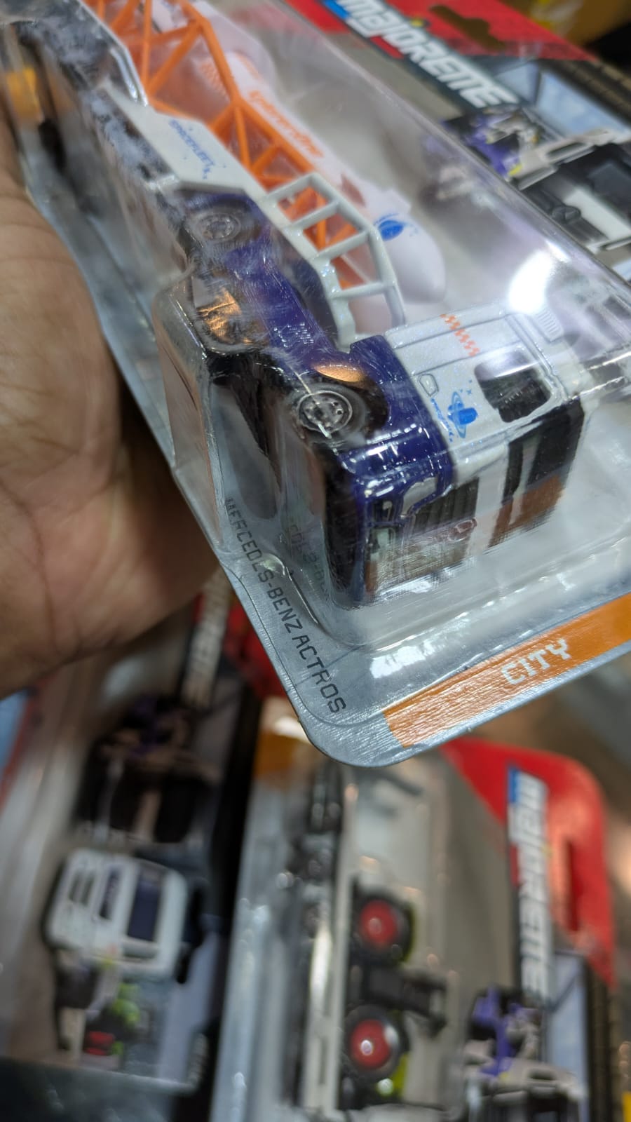 Majorette Truck city series MERCEDES BENZ  ACTROS F