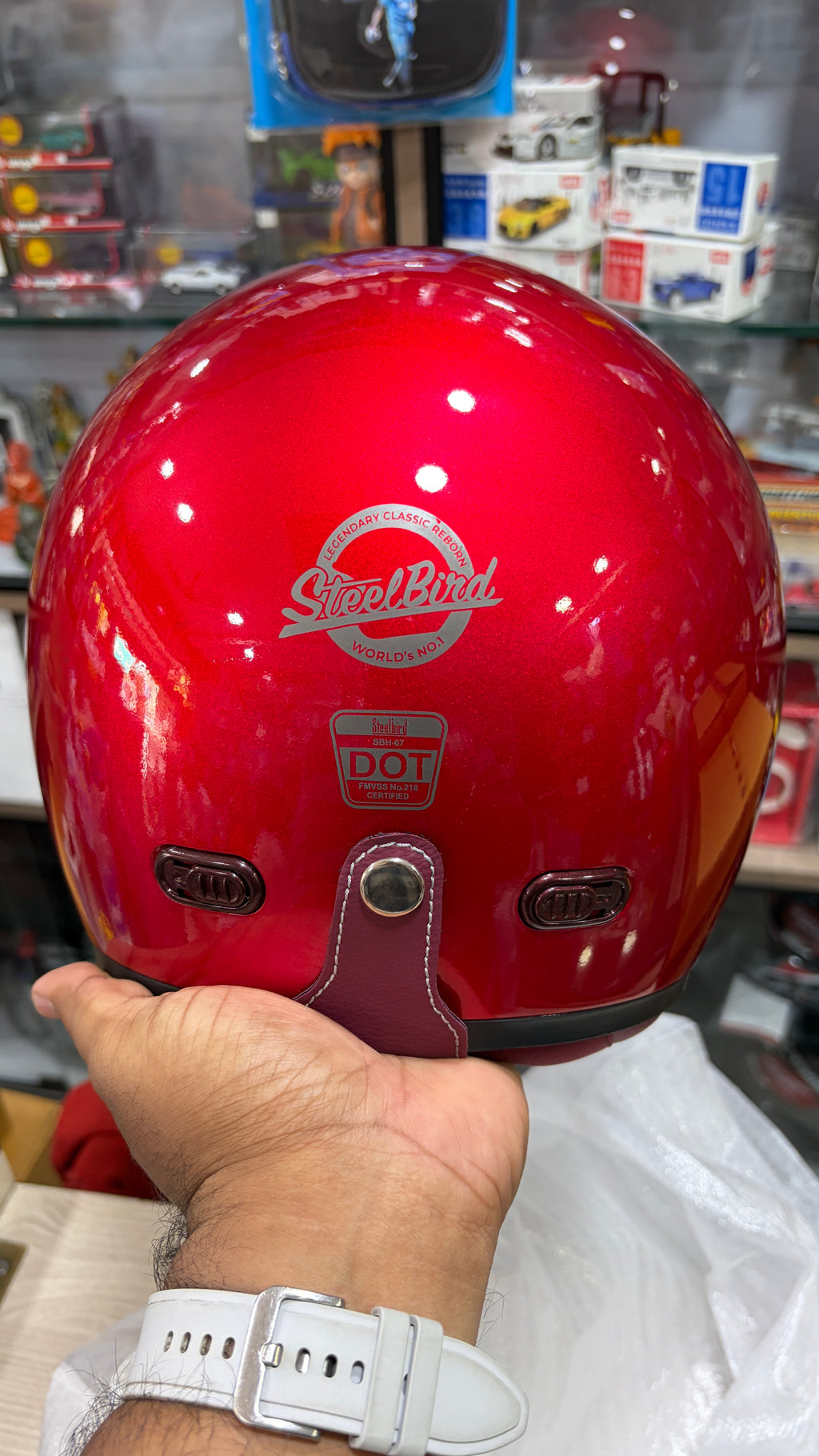 Steelbird SBH67 vintage dot 5.0(free extra visor )