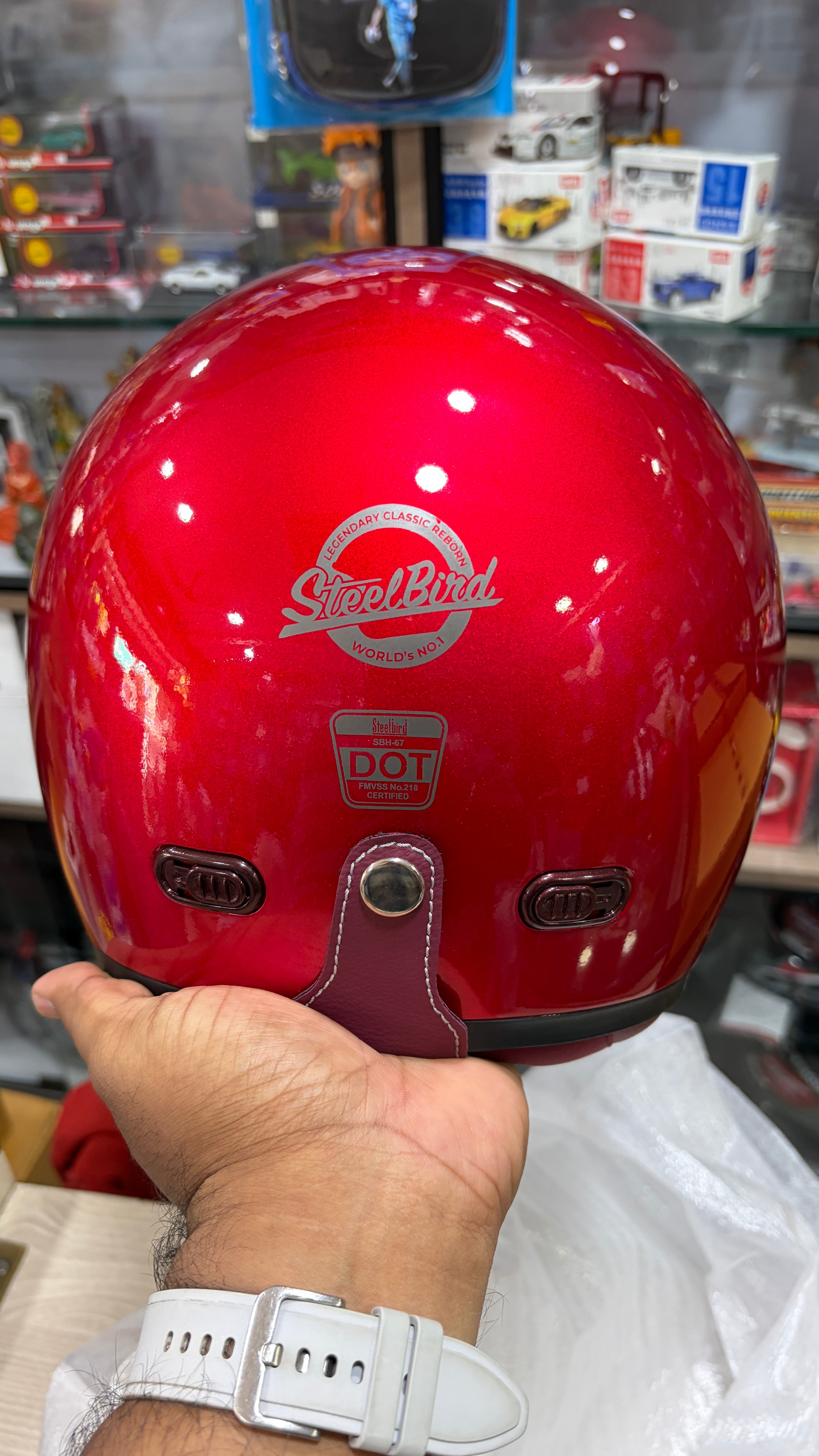 Steelbird SBH67 vintage dot 5.0(free extra visor )