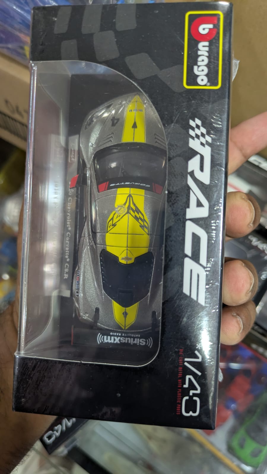 1:43 bburago 2020 Chevrolet corvette Diecast car
