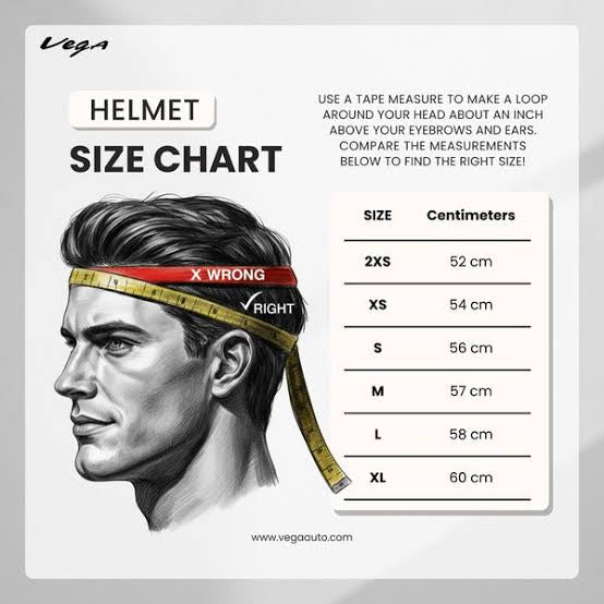 Vega bolt Helmet plain