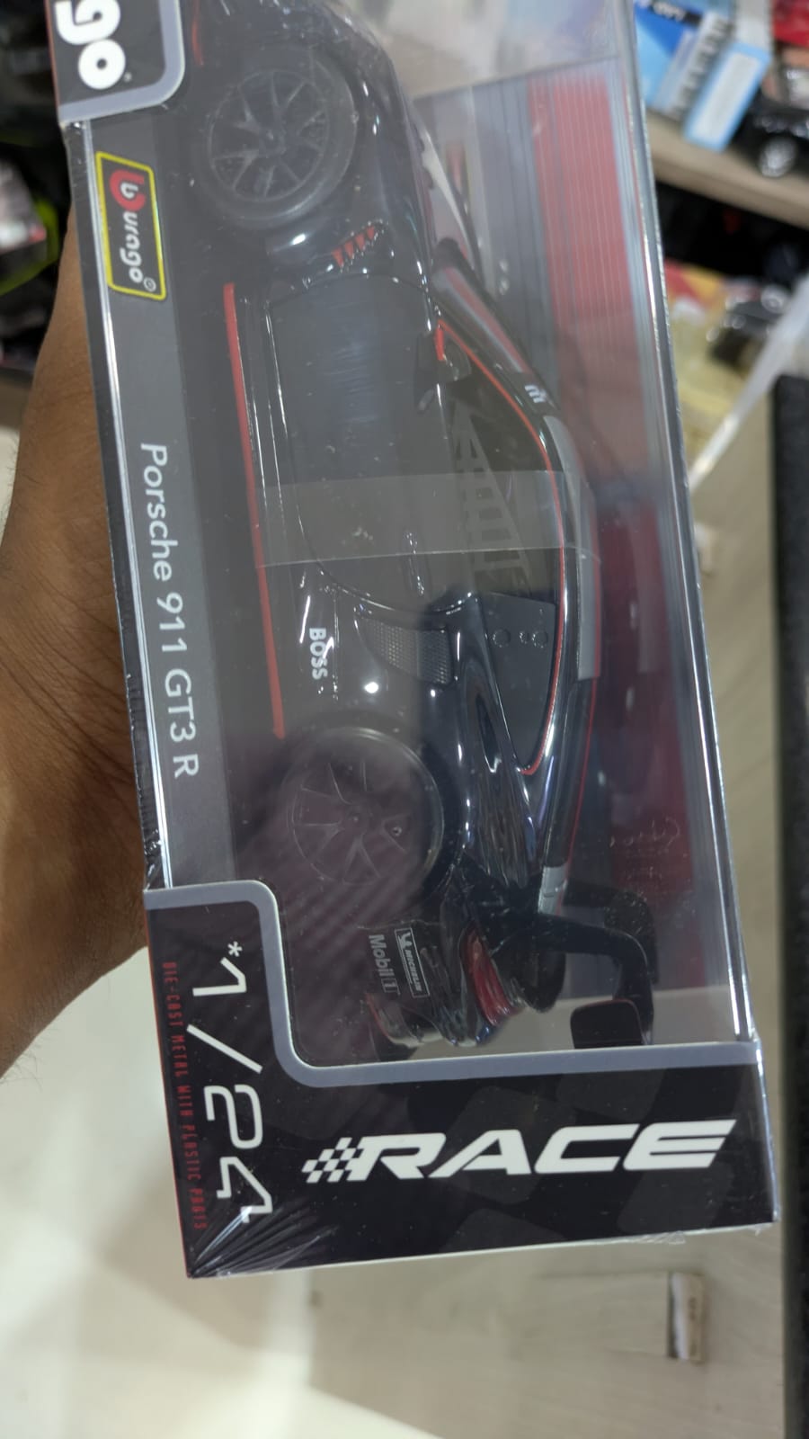 1:24 bburago Porsche 911GT3 R Diecast car