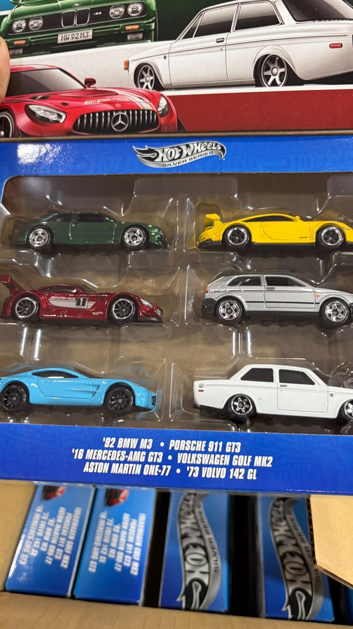 Hotwheels silver series 6pcs set MRP1999