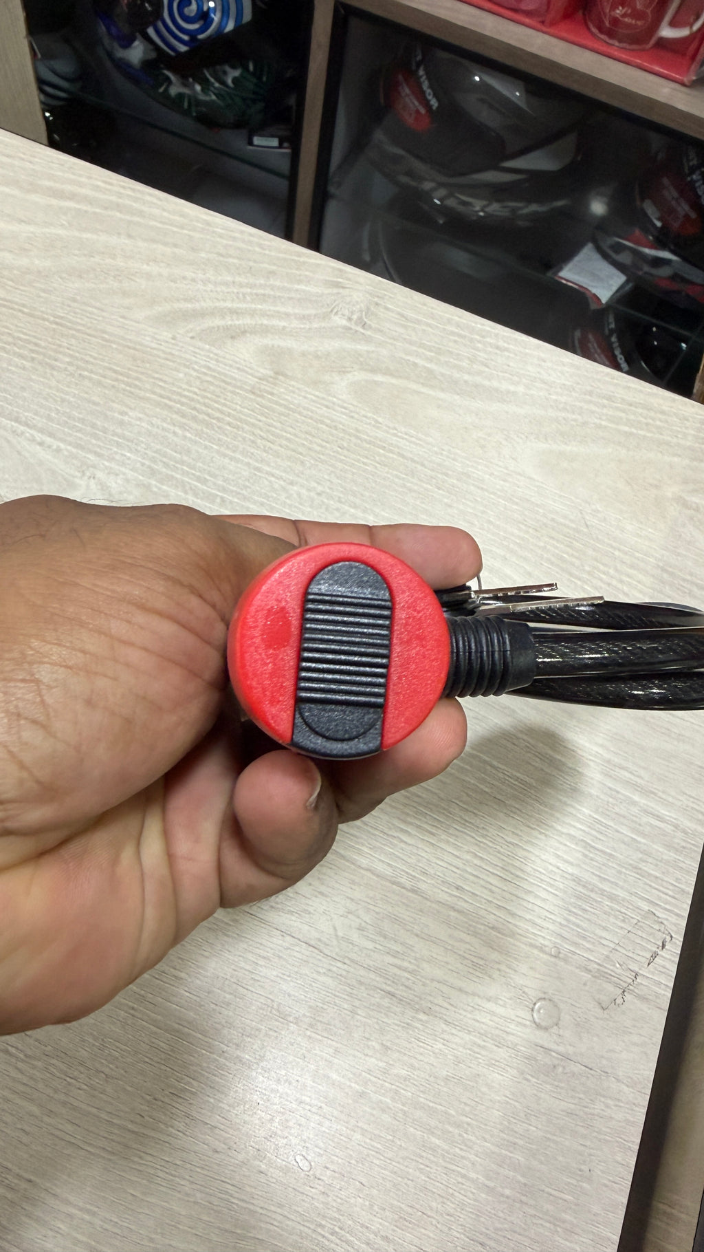 Vega helmet cable lock(mix random colour)
