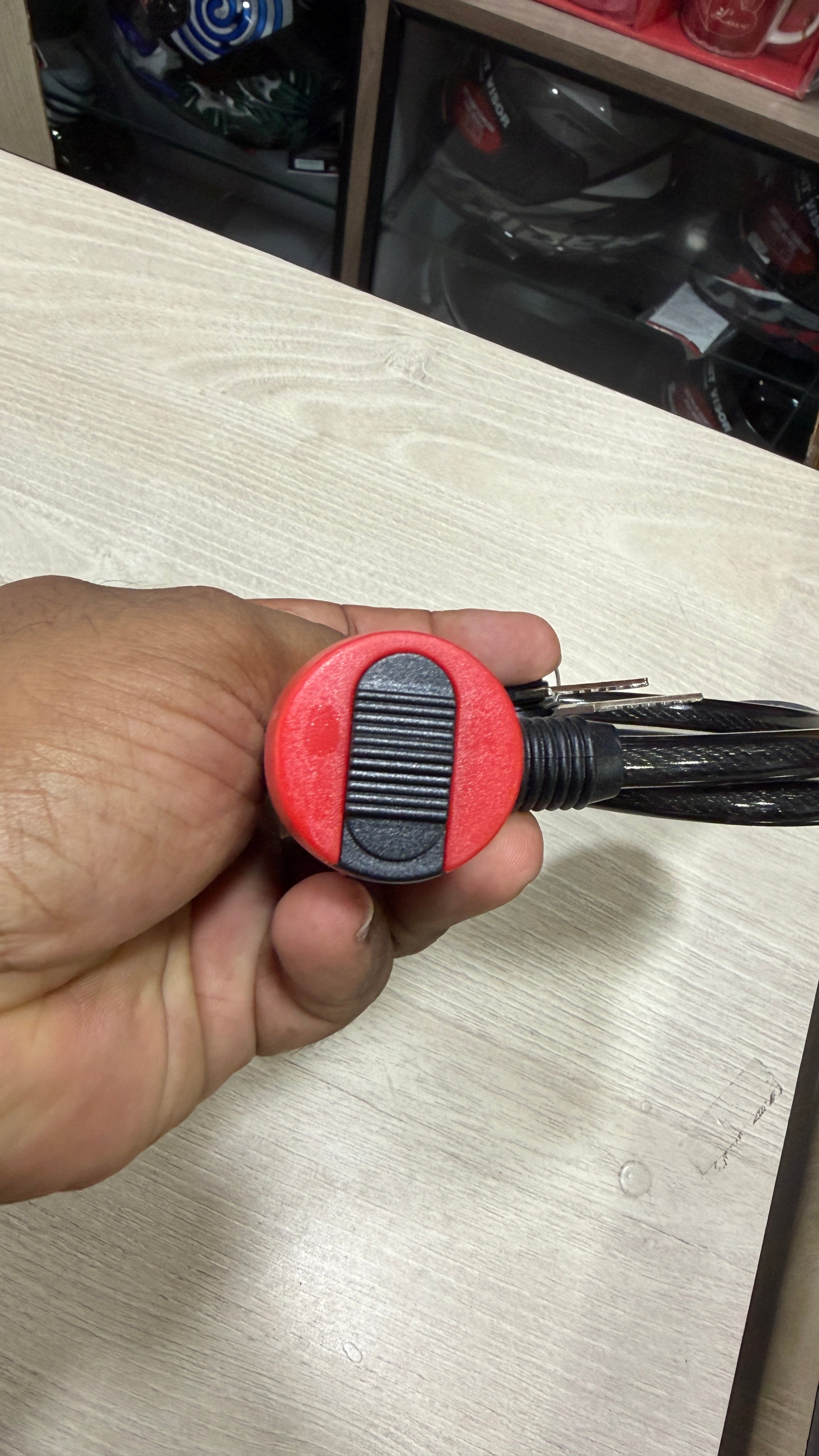 Vega helmet cable lock(mix random colour)