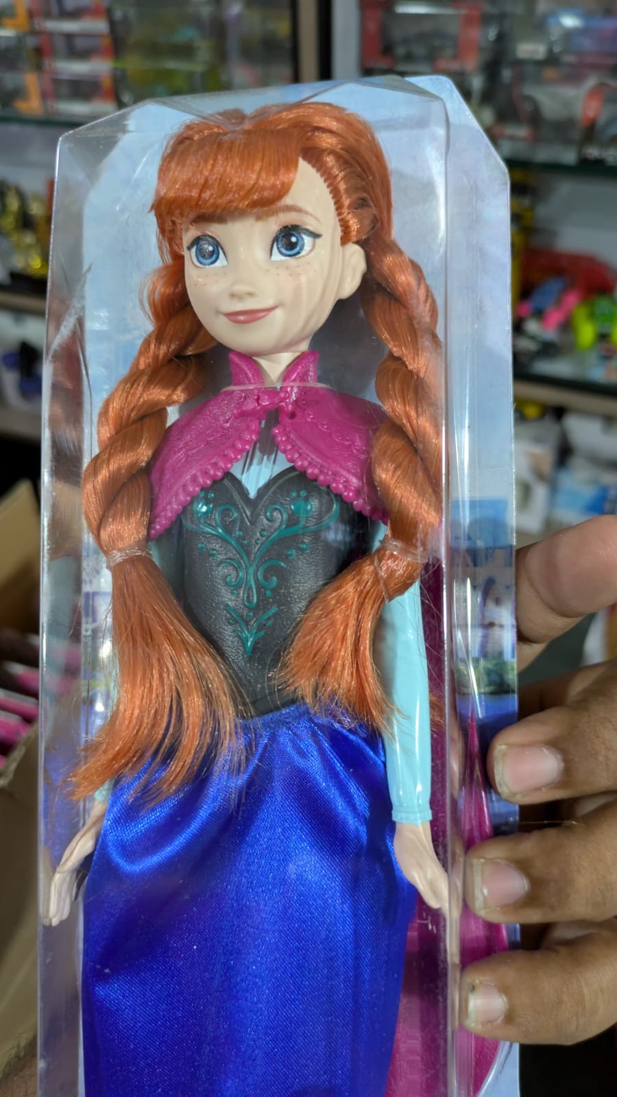 Disney Frozen -Anna Fashion Doll with Signature Clothing and Accessories Inspired, Gifts for Kids by Mattel toys