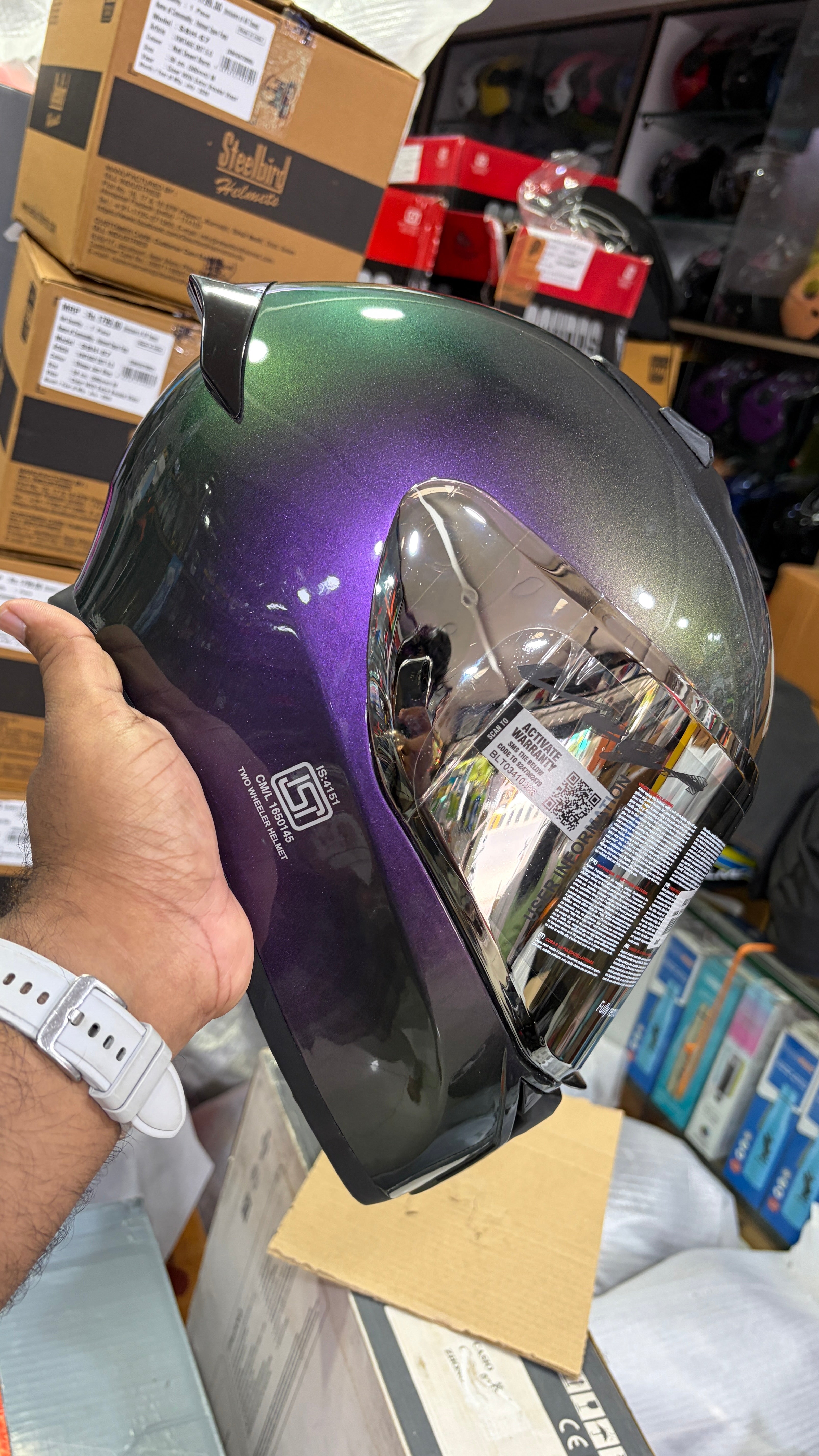 Vega bolt Helmet plain