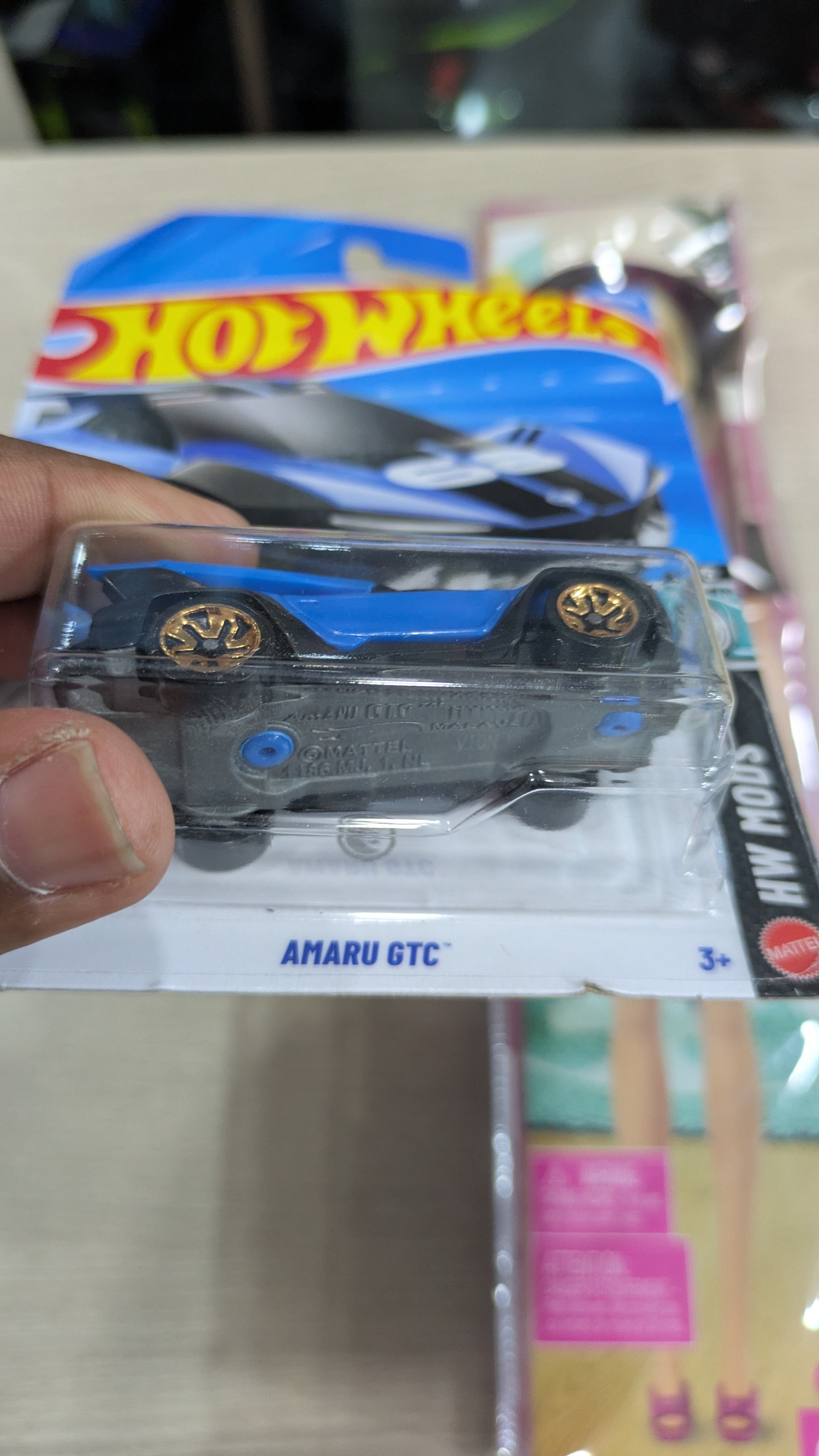 HOTWHEELS J CASE TREASURE HUNT BARBIE COMBO