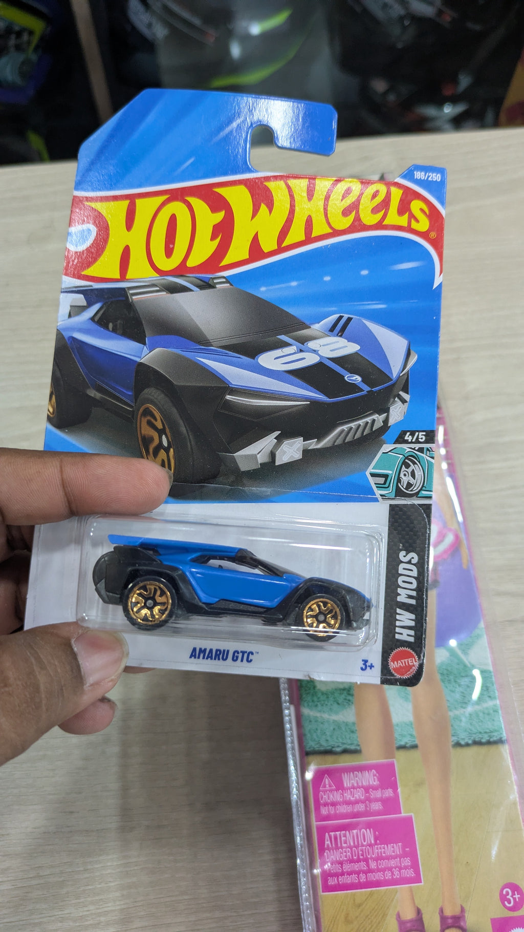 HOTWHEELS J CASE TREASURE HUNT BARBIE COMBO
