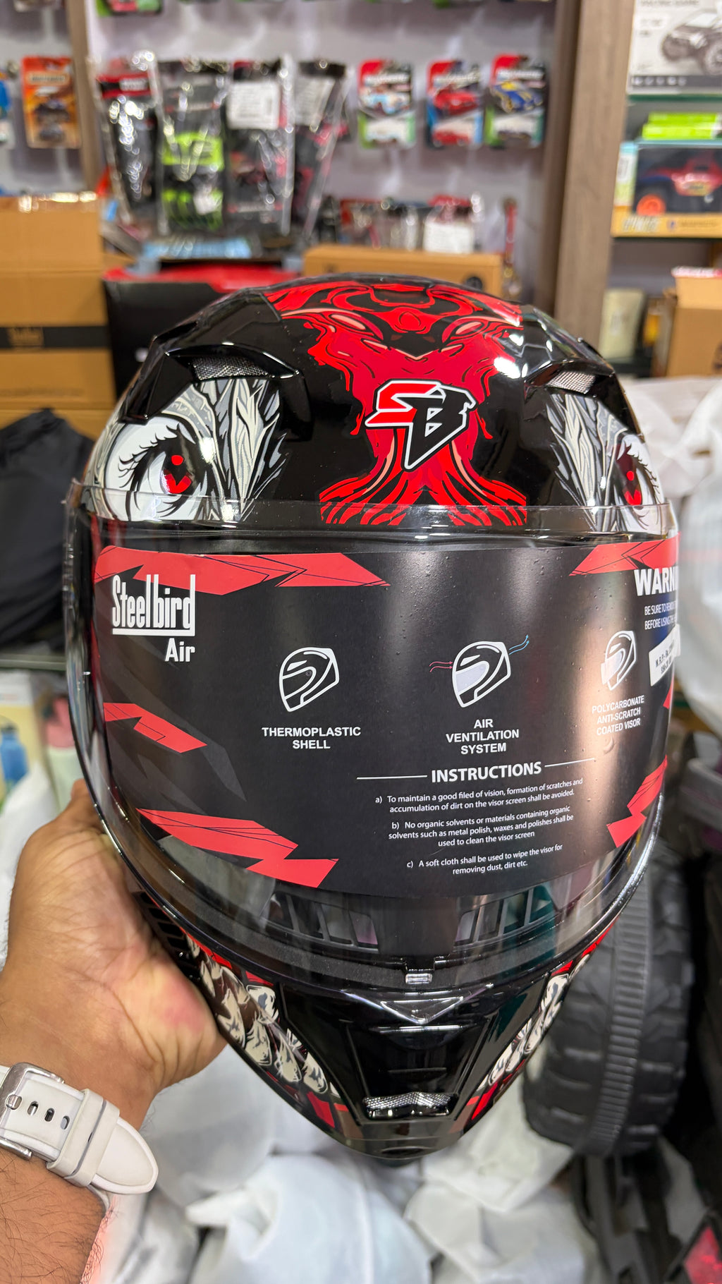 Steelbird SBA20 Darco (with inner smoke sunshield )full face  modular helmet