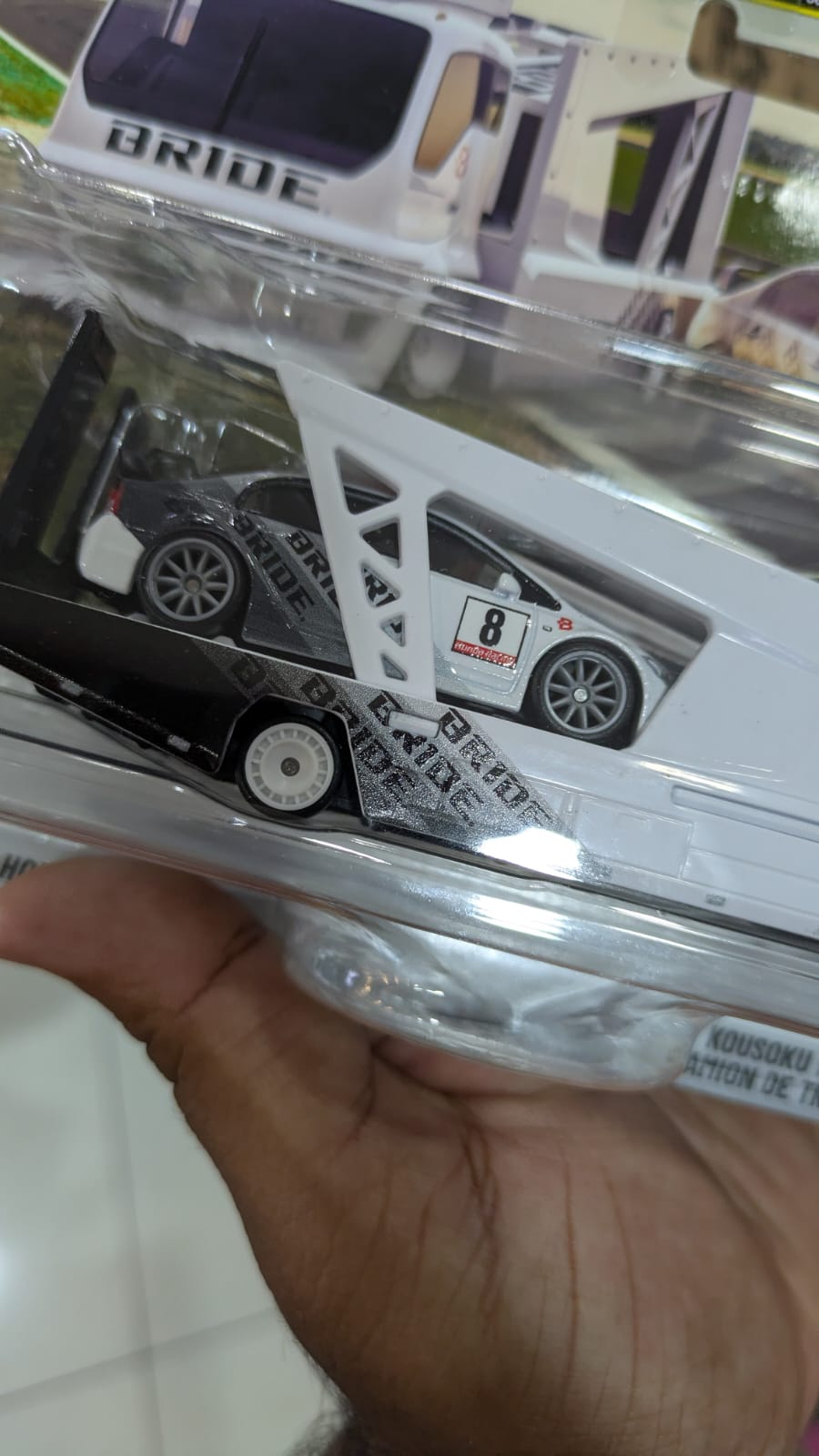 Hotwheels team transport O7 HONDA CIVIC TYPE R MRP 1399