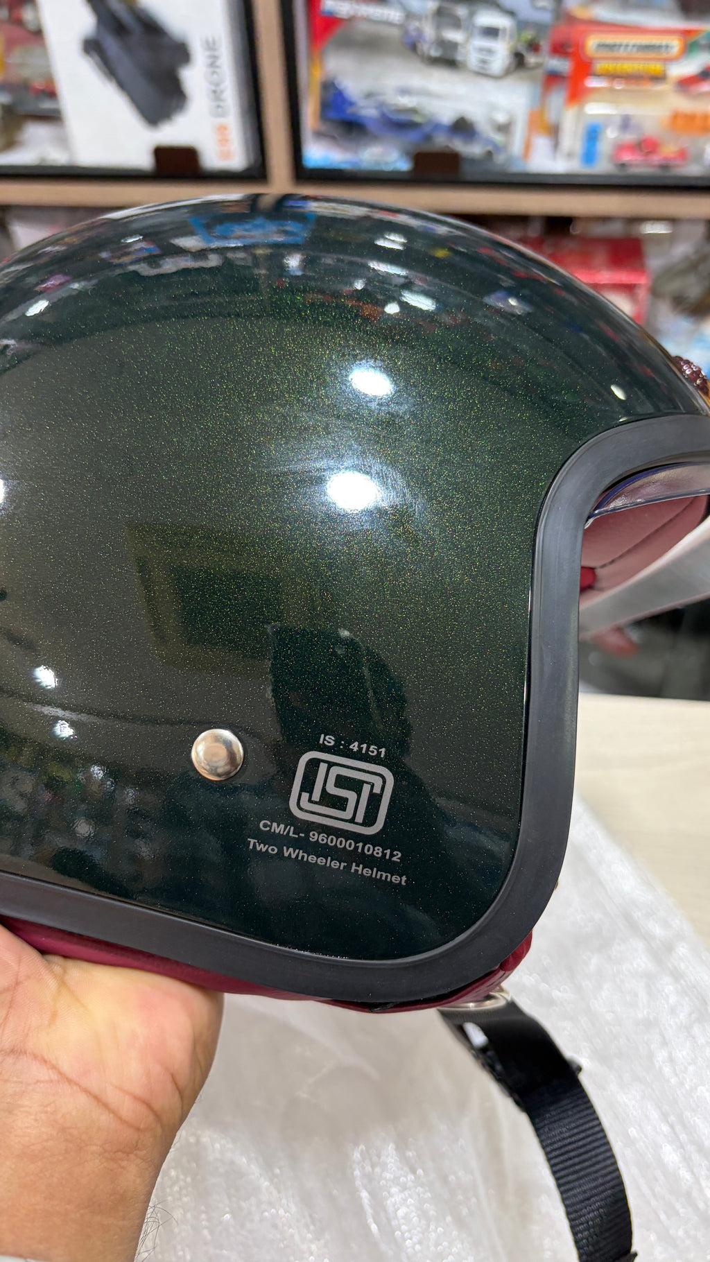 Steelbird sbh67 openface helmet vintage dot 5.0(free extra visor )