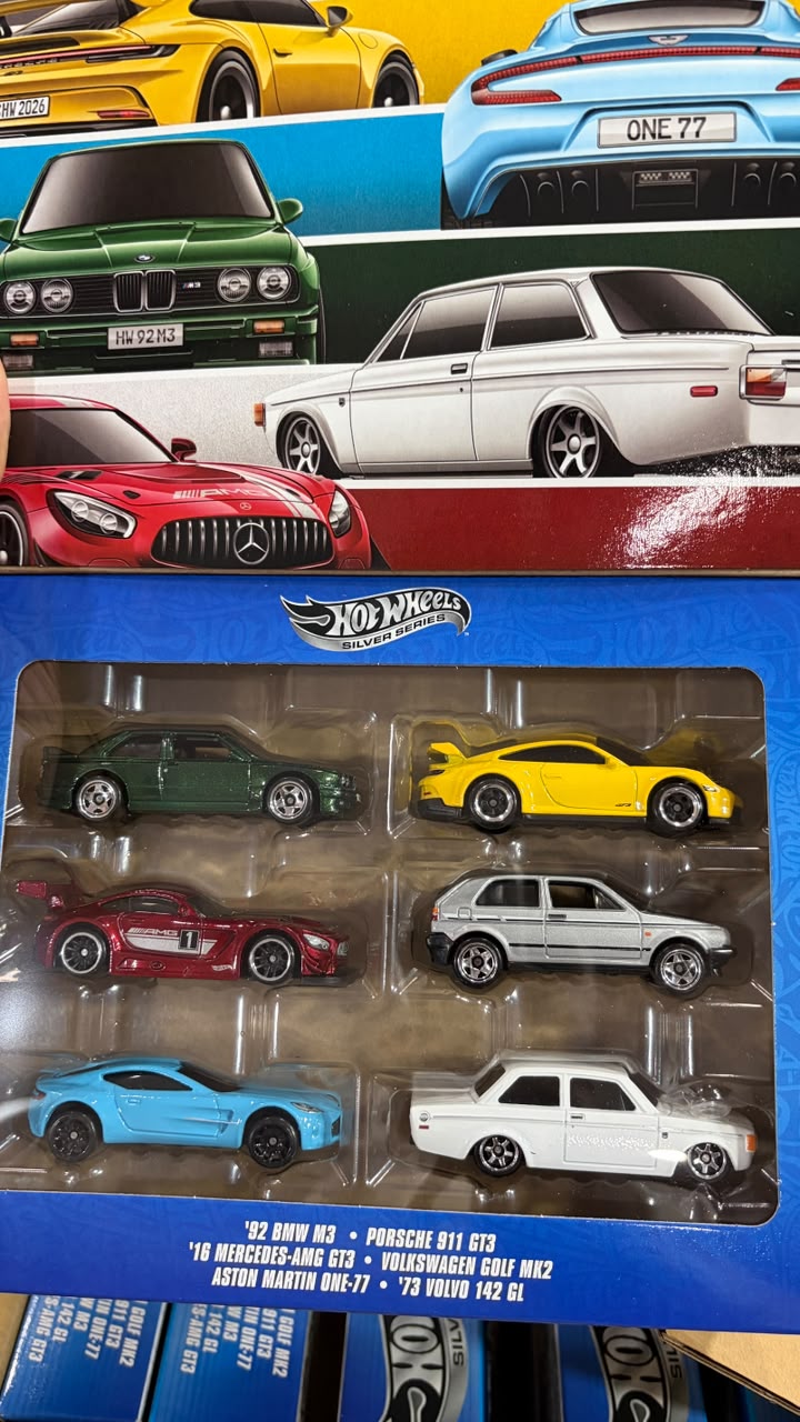 Hotwheels silver series 6pcs set MRP1999