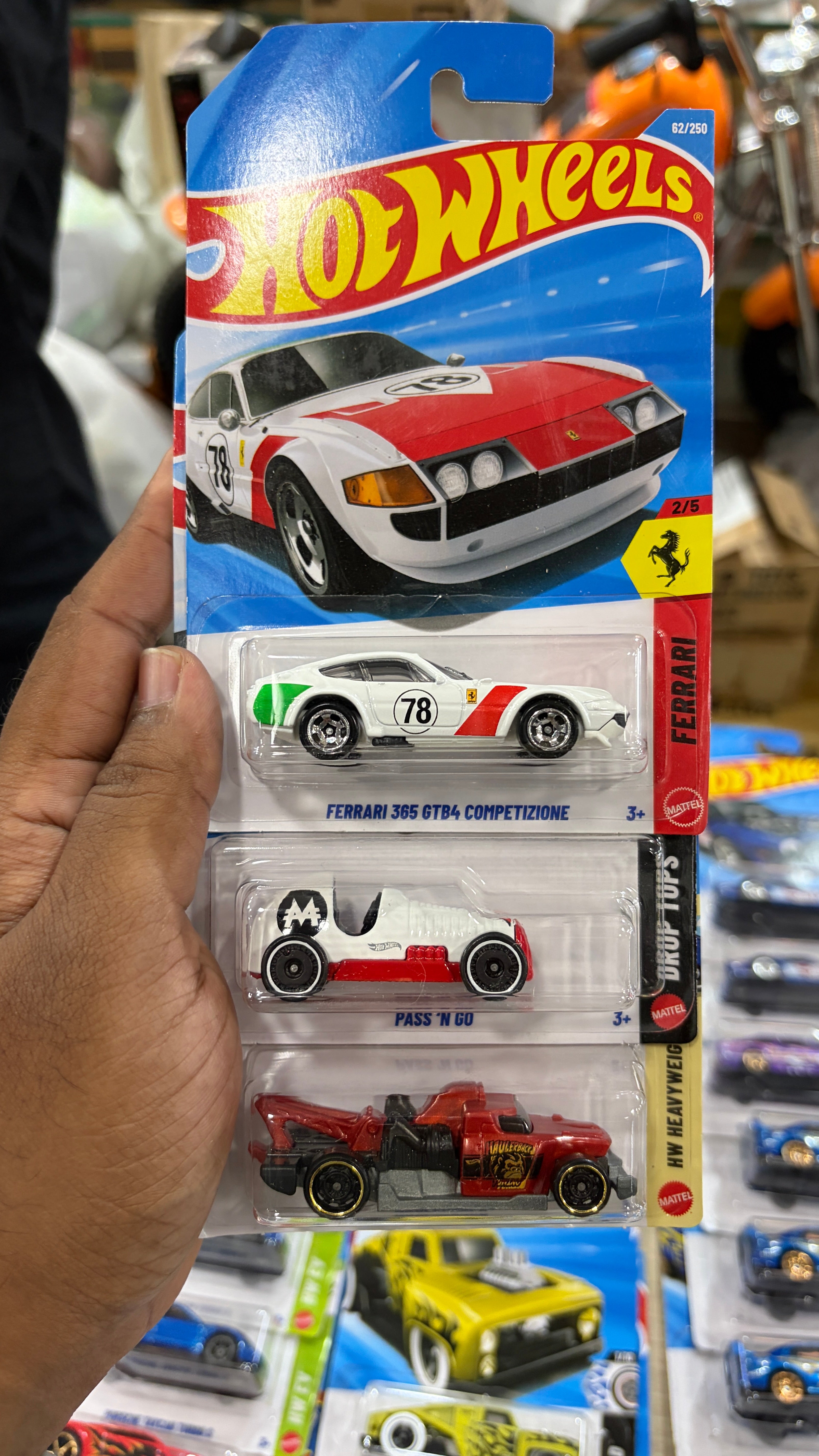 Hotwheels Ferrari combo set
