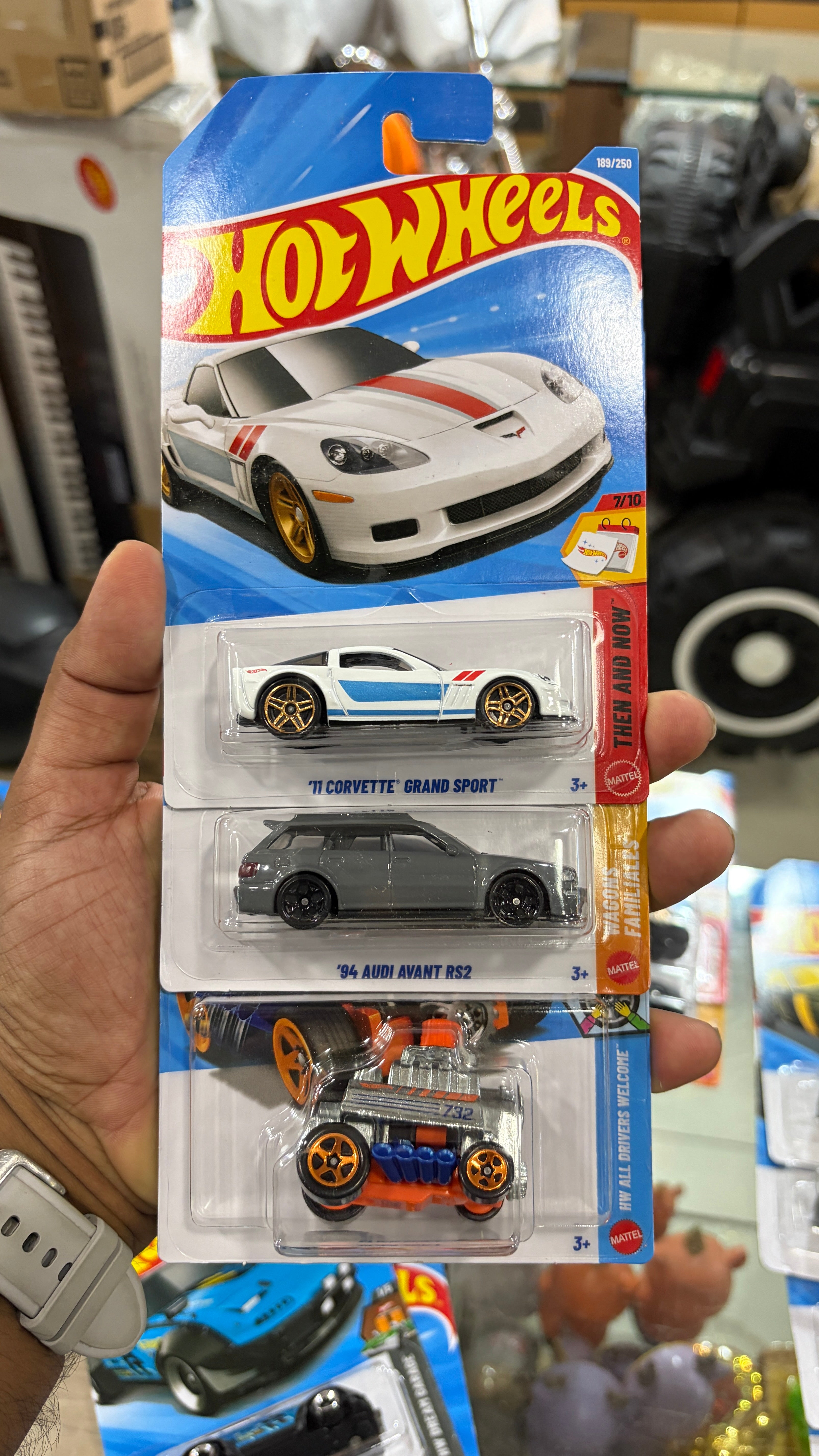 Hotwheels corvette and Audi combo