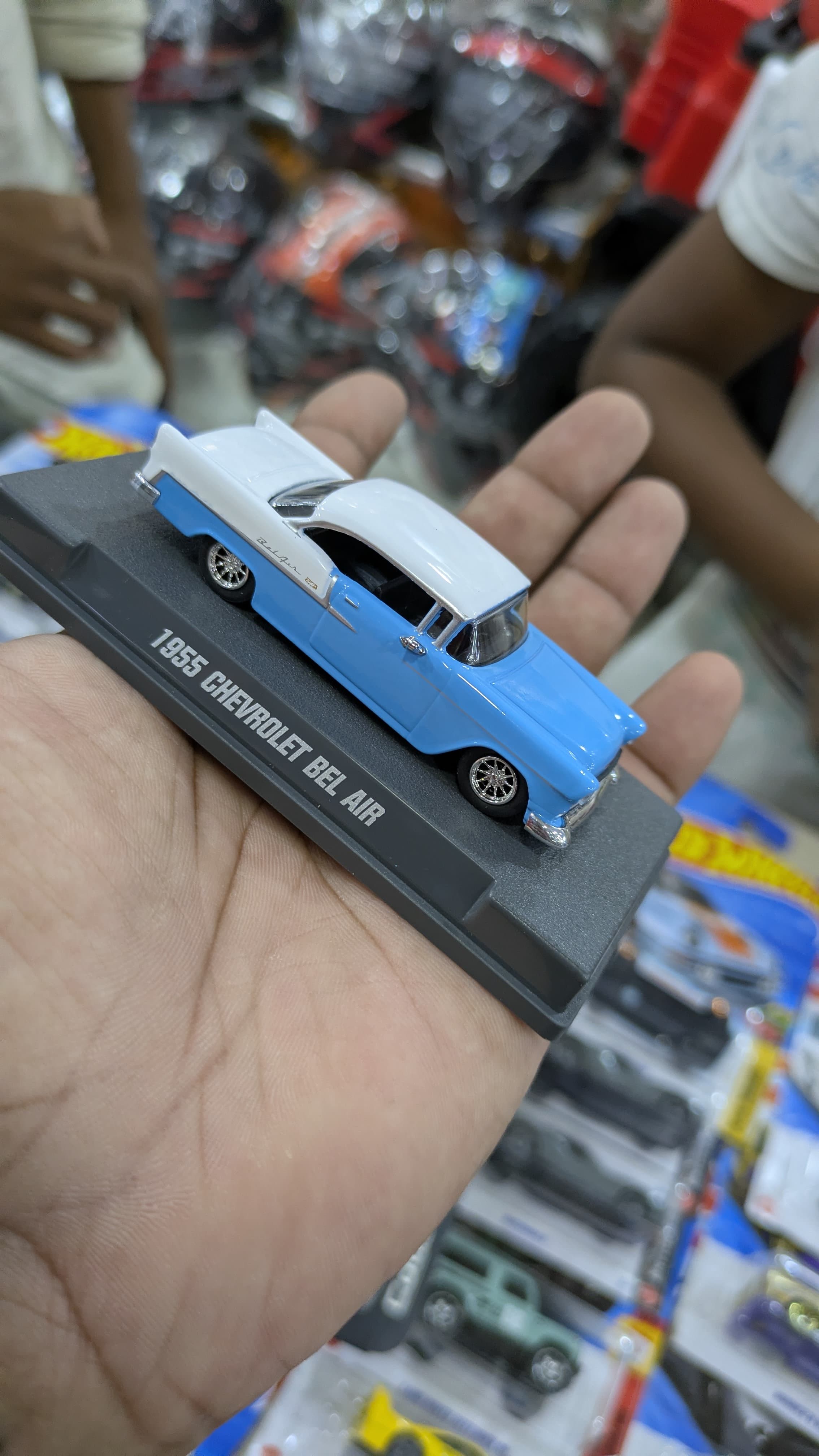 Majorette premium collection - 1955 Chevrolet Bel air blue