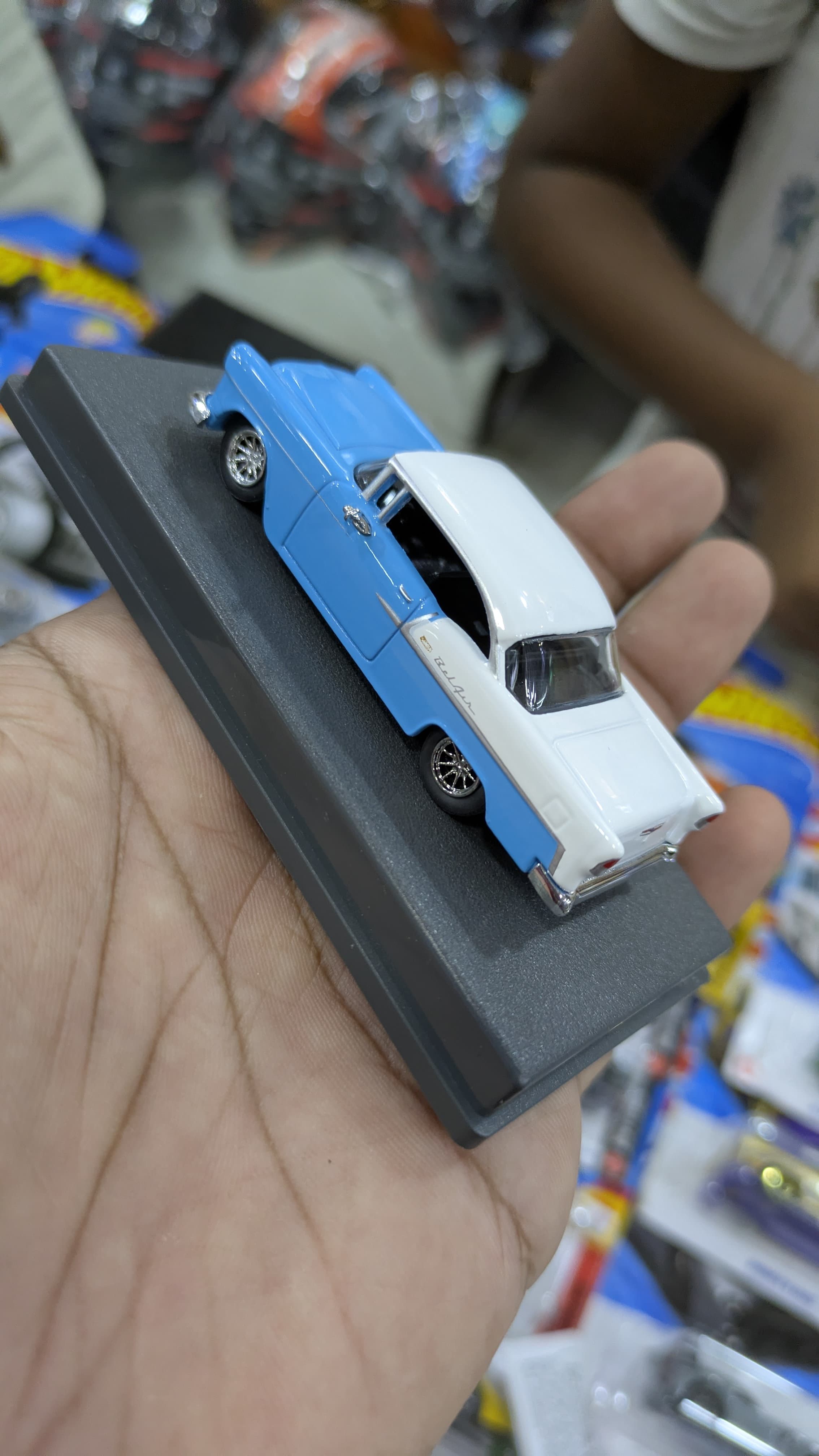 Majorette premium collection - 1955 Chevrolet Bel air blue