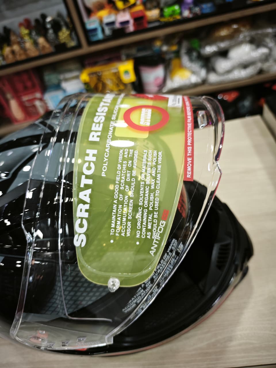 Studds Helios D1 full face helmet (anti fog fitted)