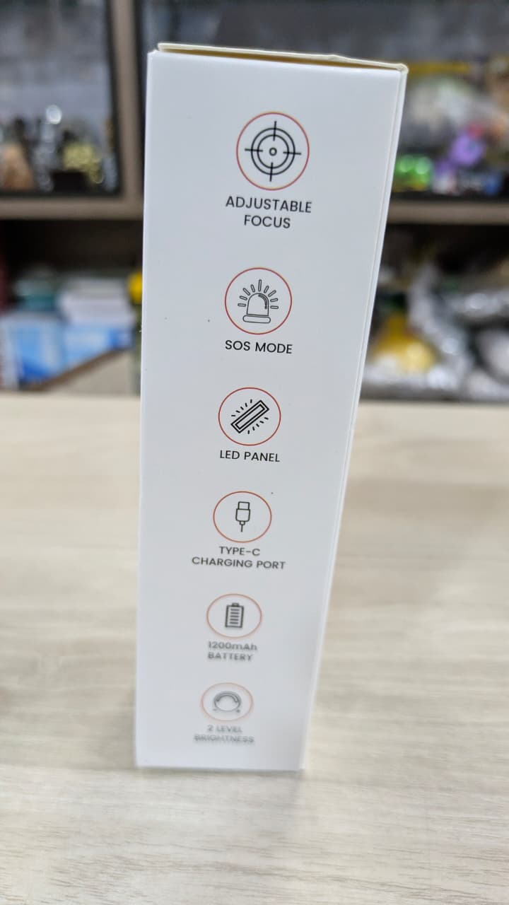 Portronics ECO GLOW2 rechargeable led handy flash light