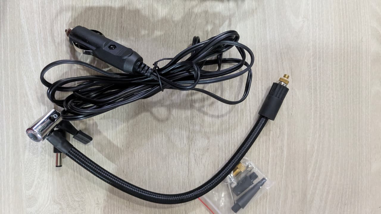 Portable tyre inflator vayu 5.0 lite Portronics  ( power source by 12v cigarette lighter)