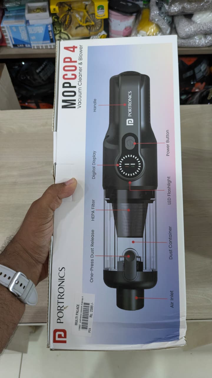 Portronics vacuum mop cop 4  ( cord and cordless)