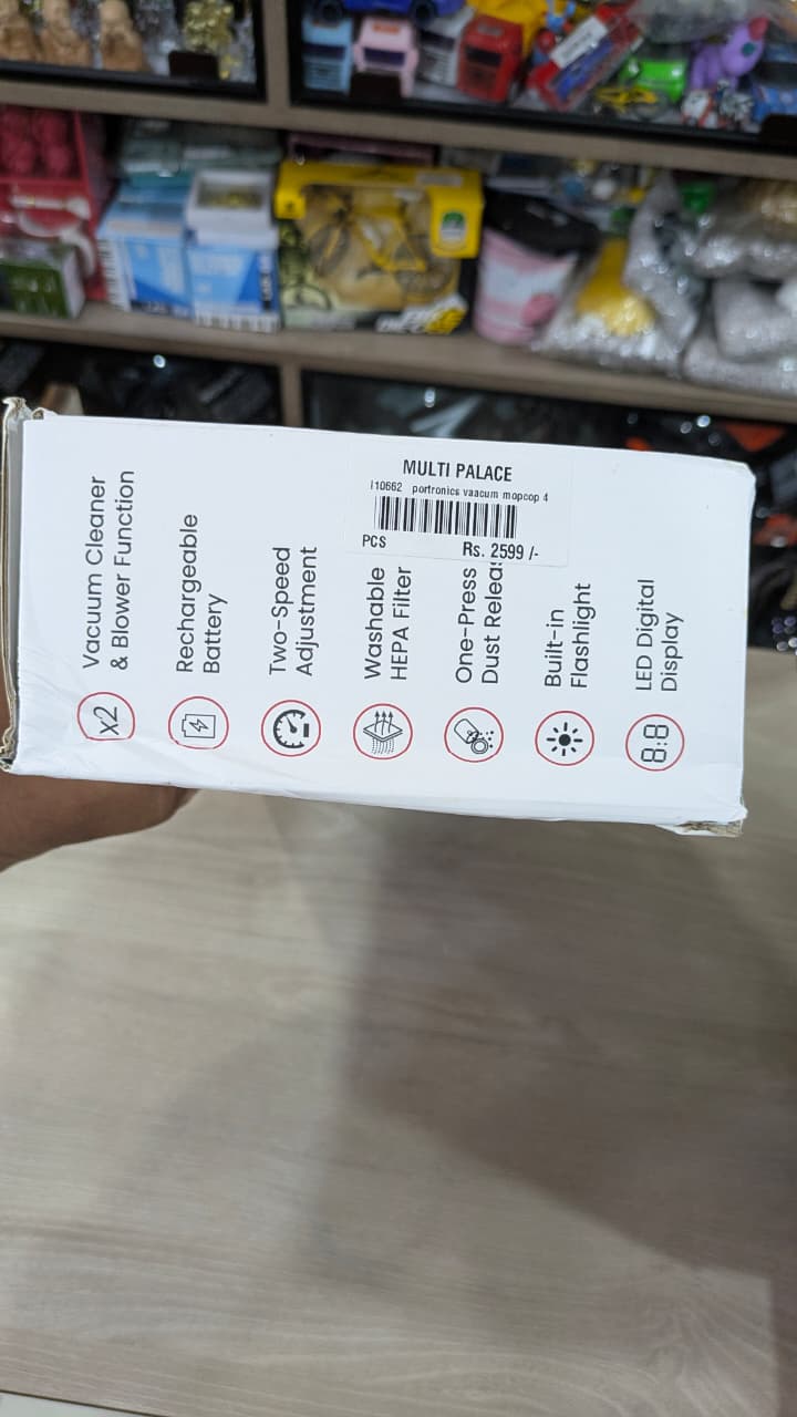 Portronics vacuum mop cop 4  ( cord and cordless)