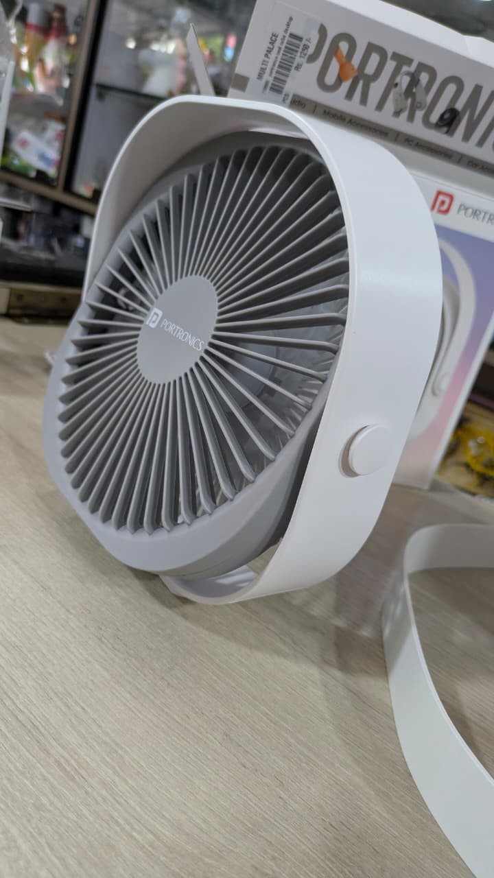 Portable desktop fan Portronics cool cube fan