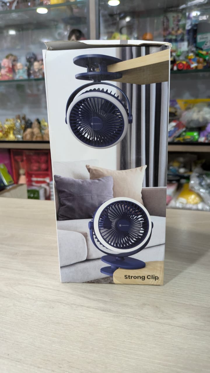 Portronics portable clip cool rechargeable fan