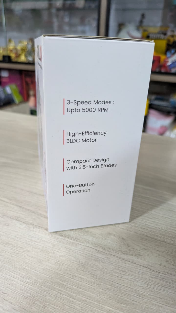 Portronics portable clip cool rechargeable fan