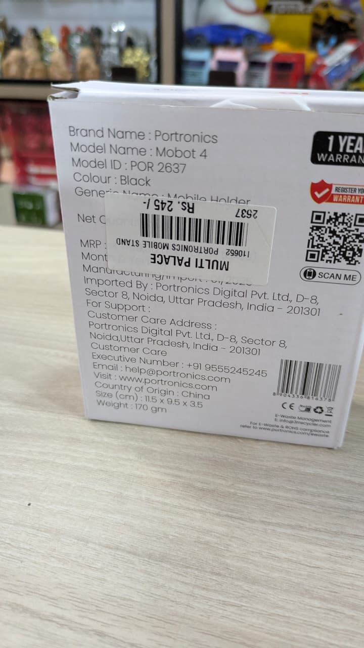 Universal  Mobile holder Portronics mobot 4